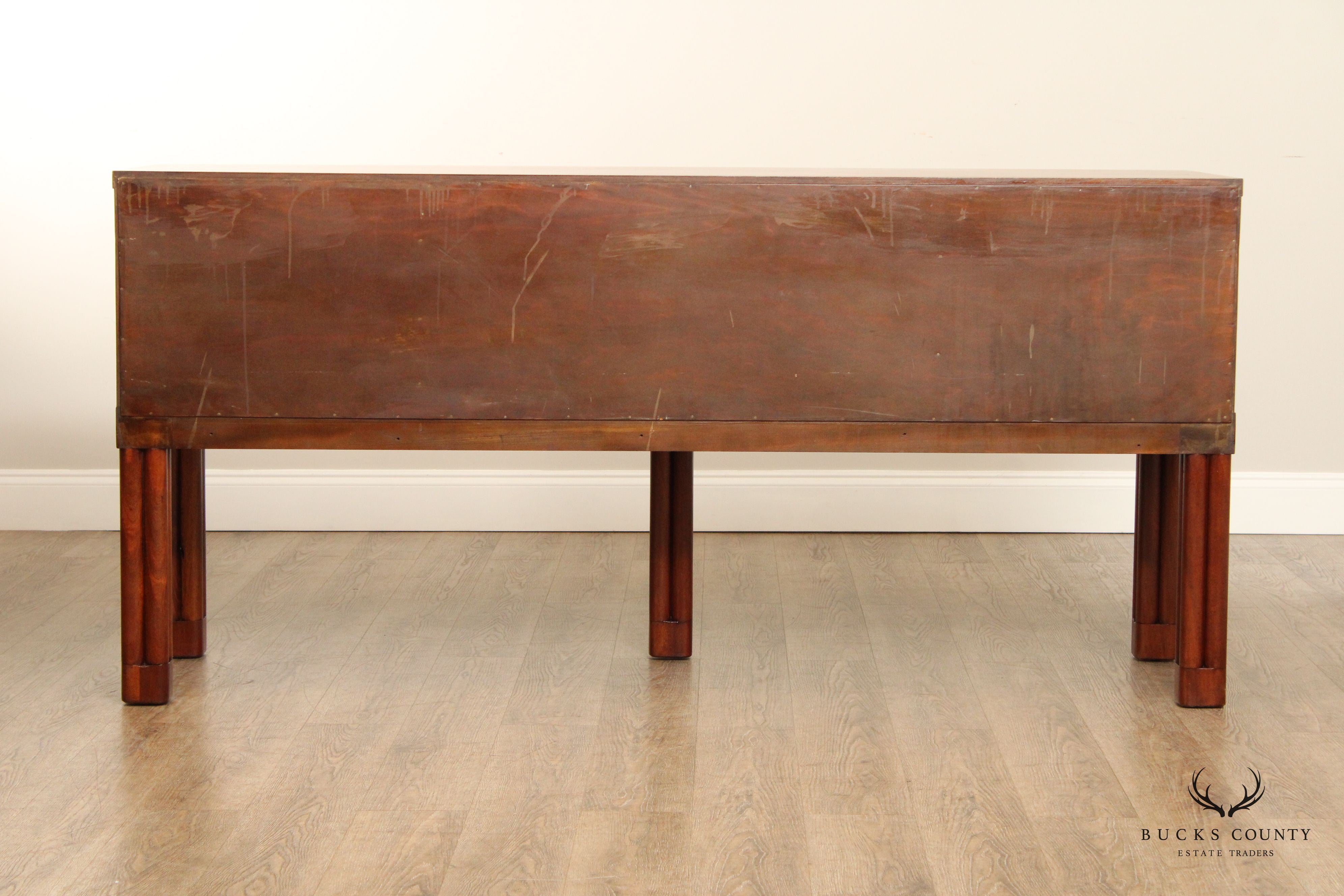 Johnson-Handley-Johnson Mid Century Style Walnut Sideboard Credenza