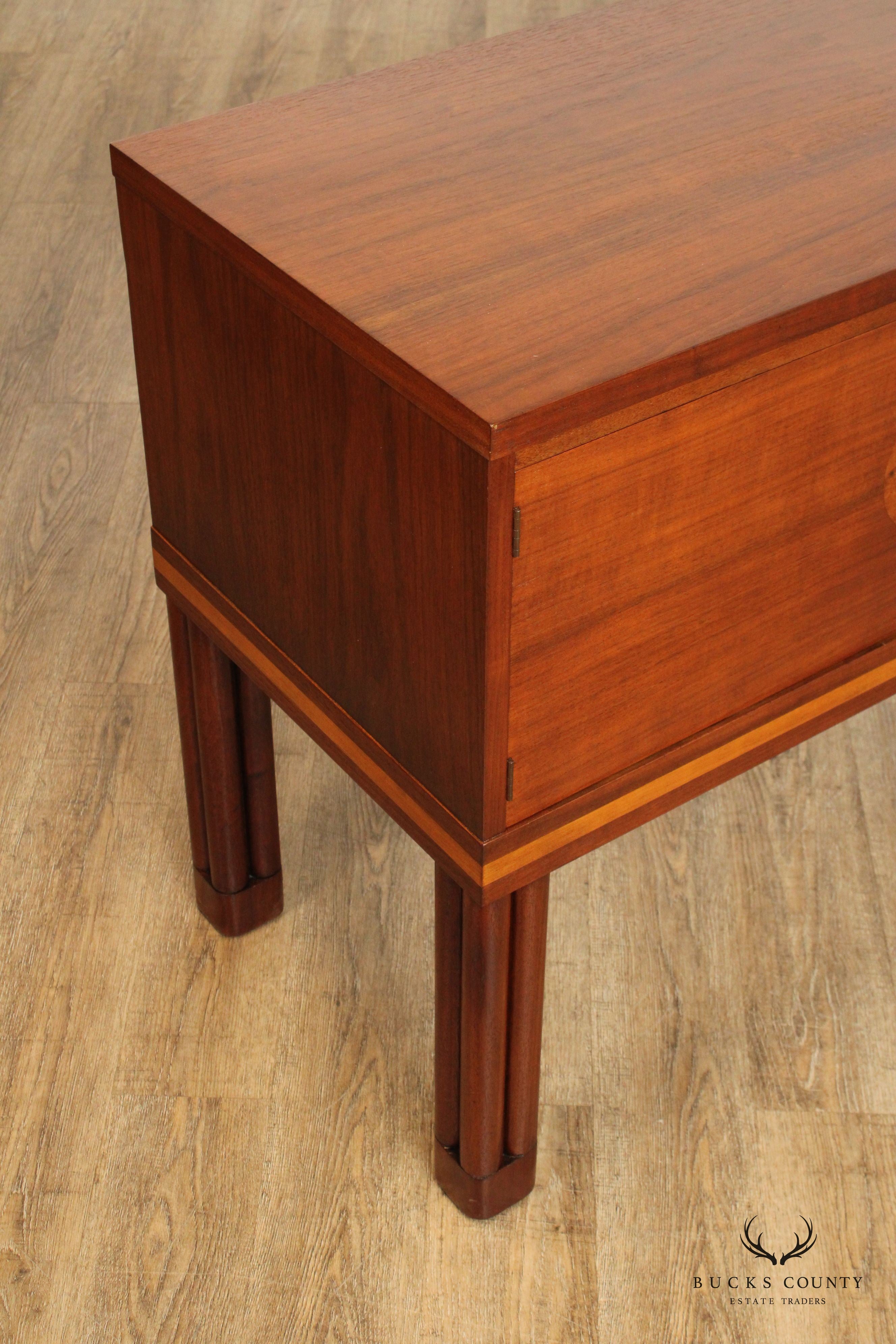Johnson-Handley-Johnson Mid Century Style Walnut Sideboard Credenza