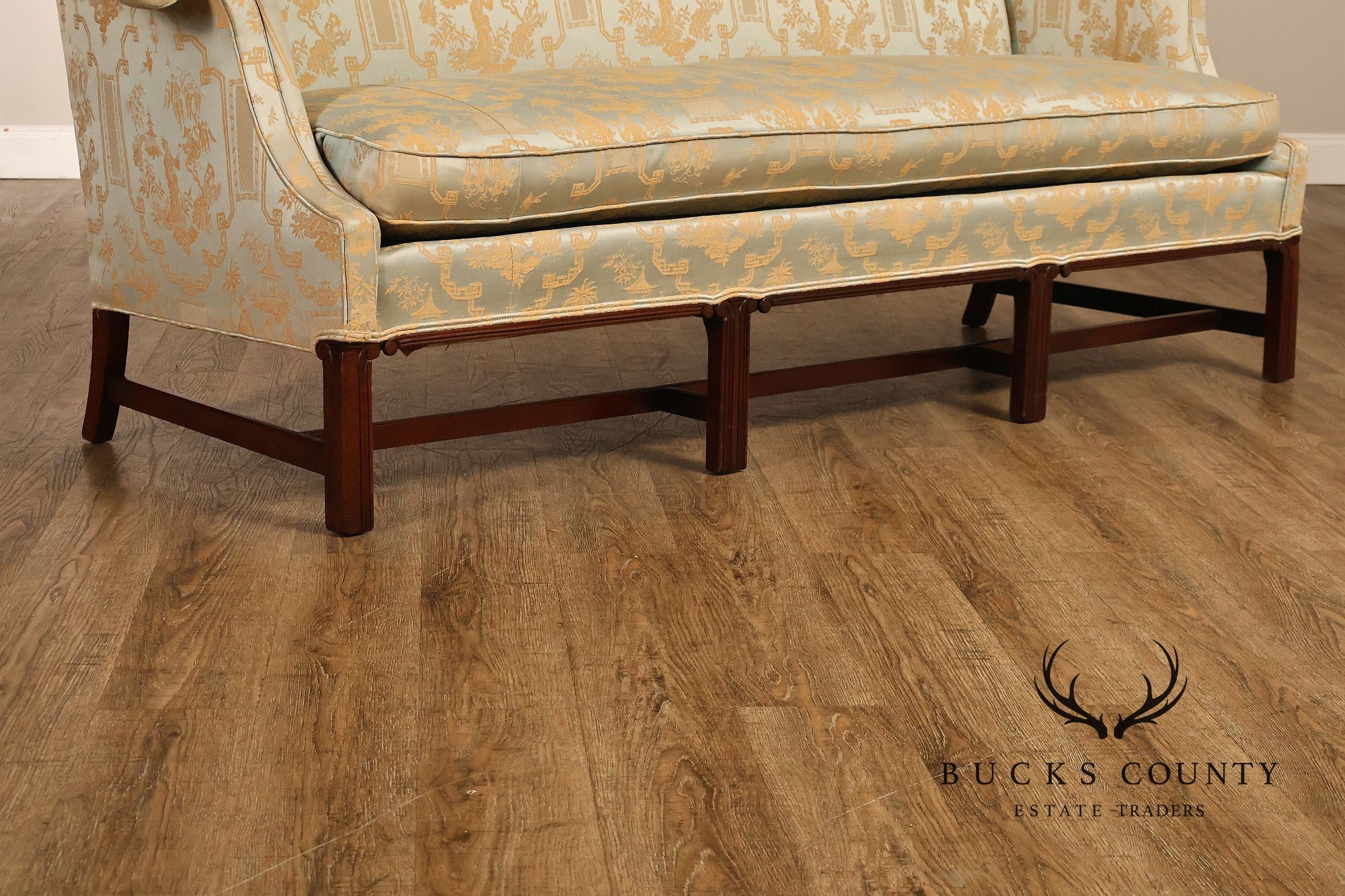 Hickory Chair Chippendale Style Mahogany Sofa