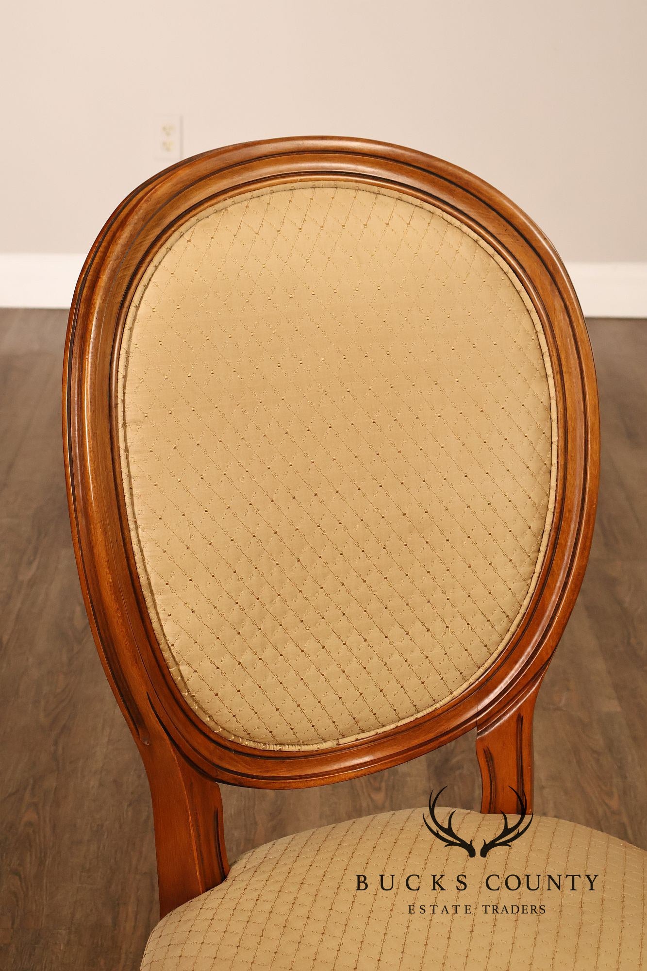 Stickley Louis XVI Directore Style Set Of Six Cherry Dining Chairs