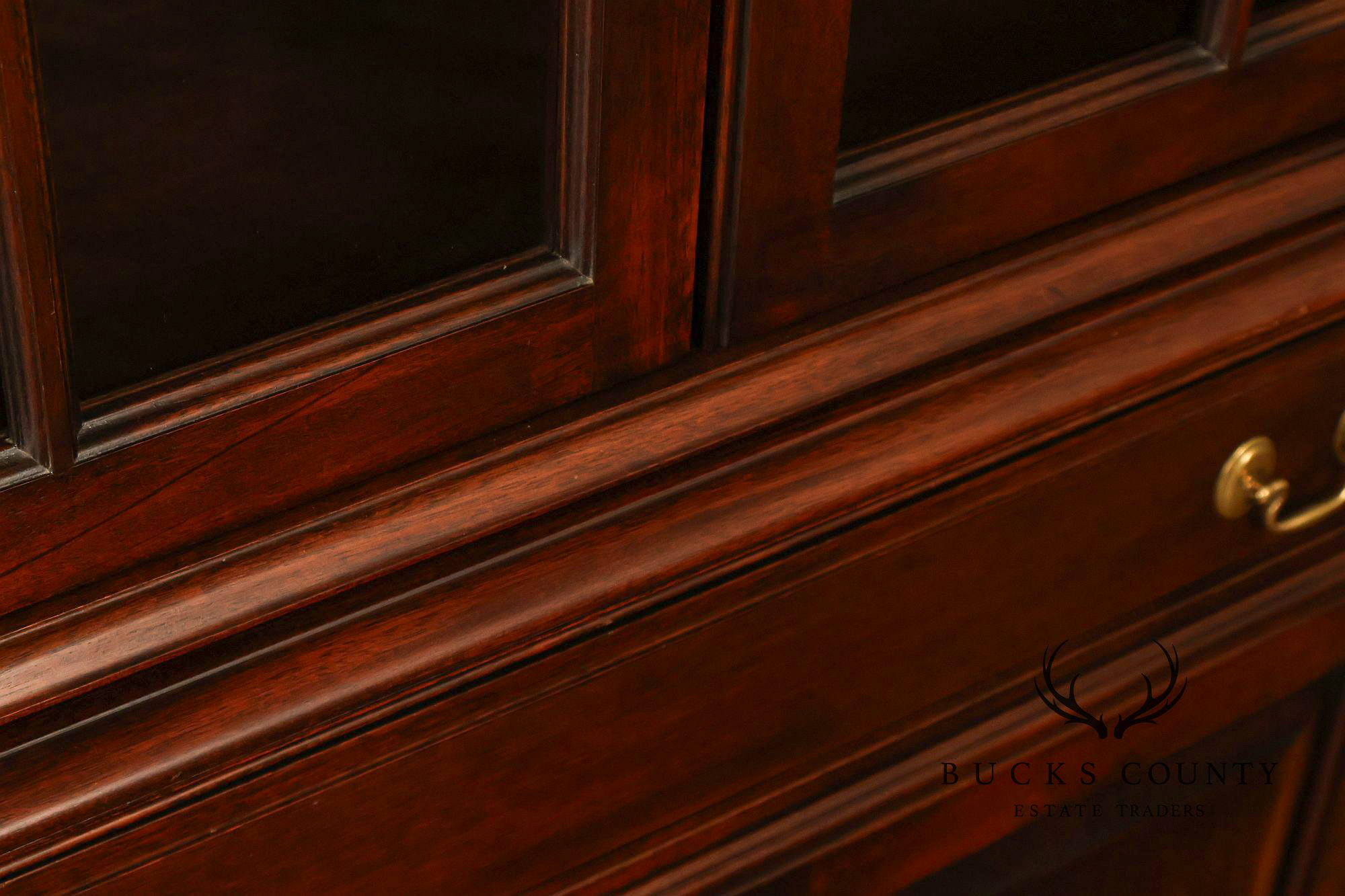 Pennsylvania House Chippendale Style Mahogany Breakfront China Cabinet