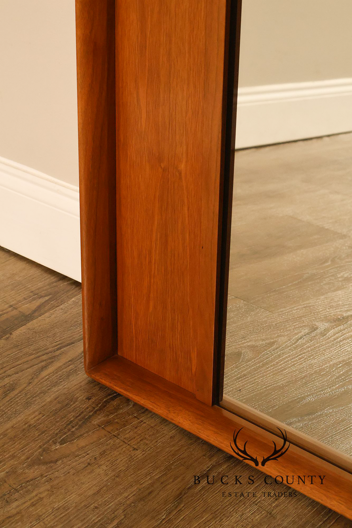 Mid Century Modern Walnut Dresser Mirror