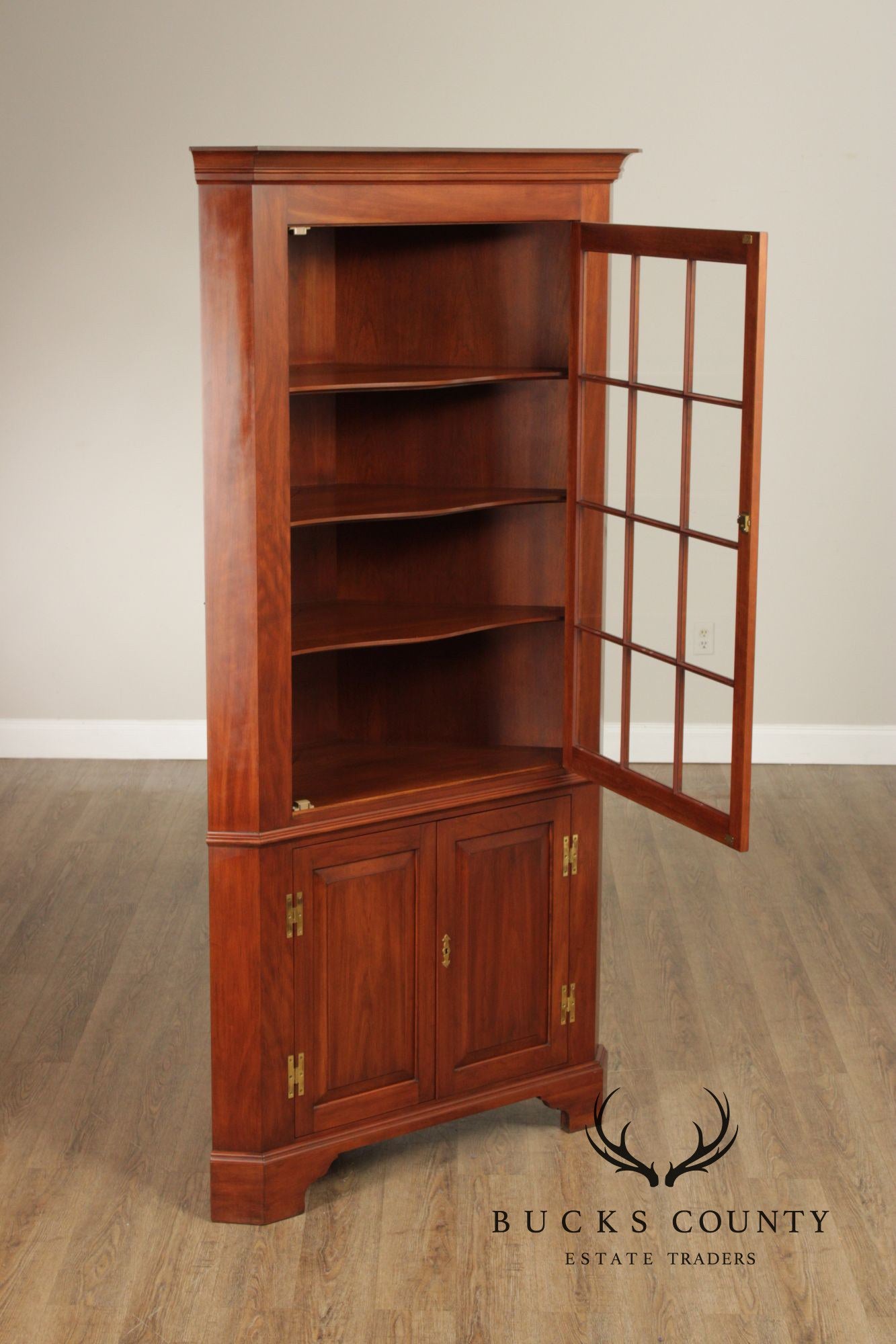 Henkel Harris Cherry Corner Cabinet