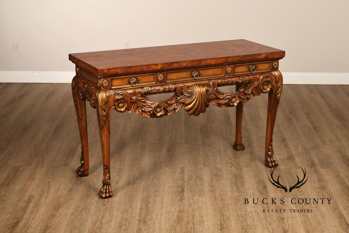 Theodore Alexander Althorp Mahogany George III Style Console Table