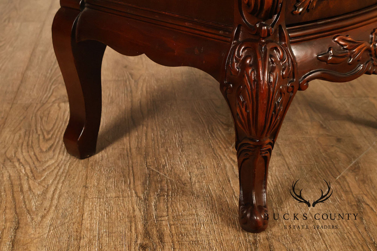 1940s Vintage Pair of Mahogany Nightstands
