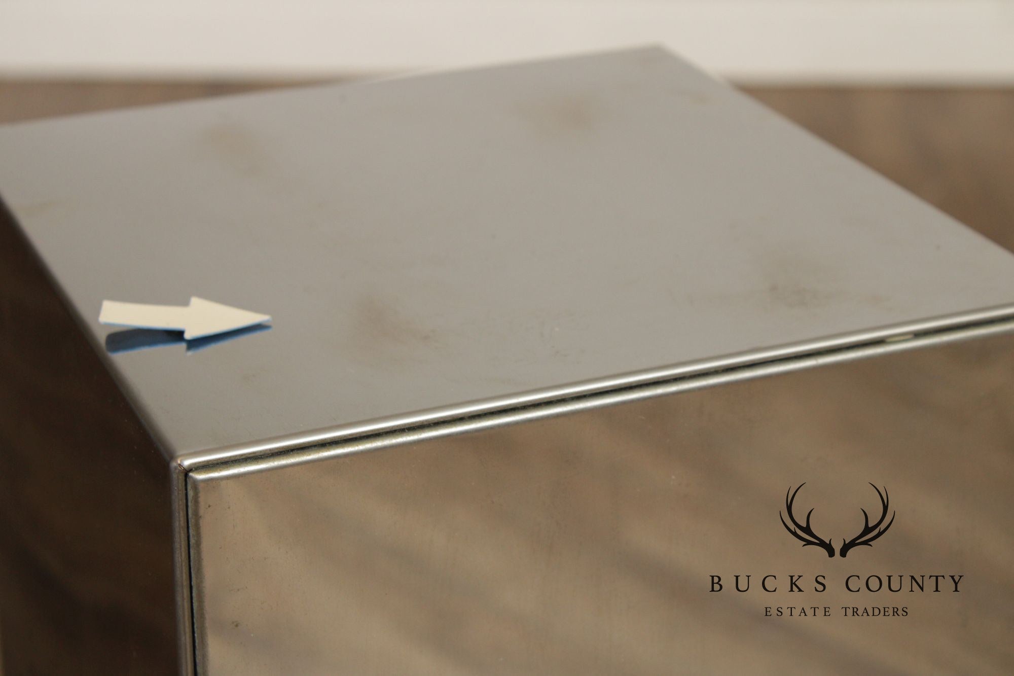 Modern Style Polished Stainless Steel Pedestal With Coral Fan Sculpture