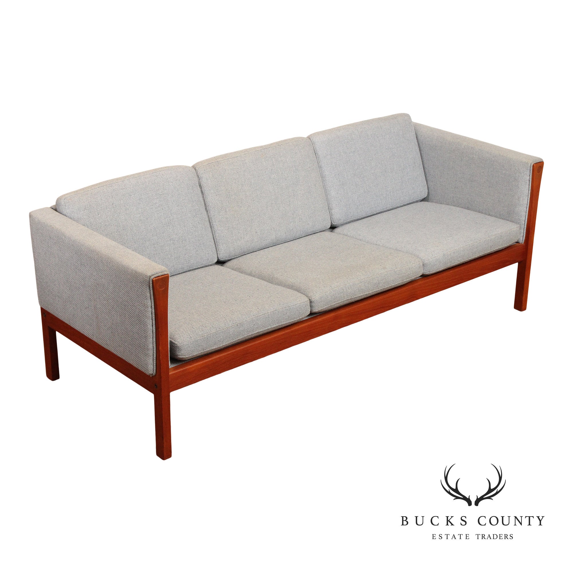 Hans Wegner Danish Modern Teak Sofa