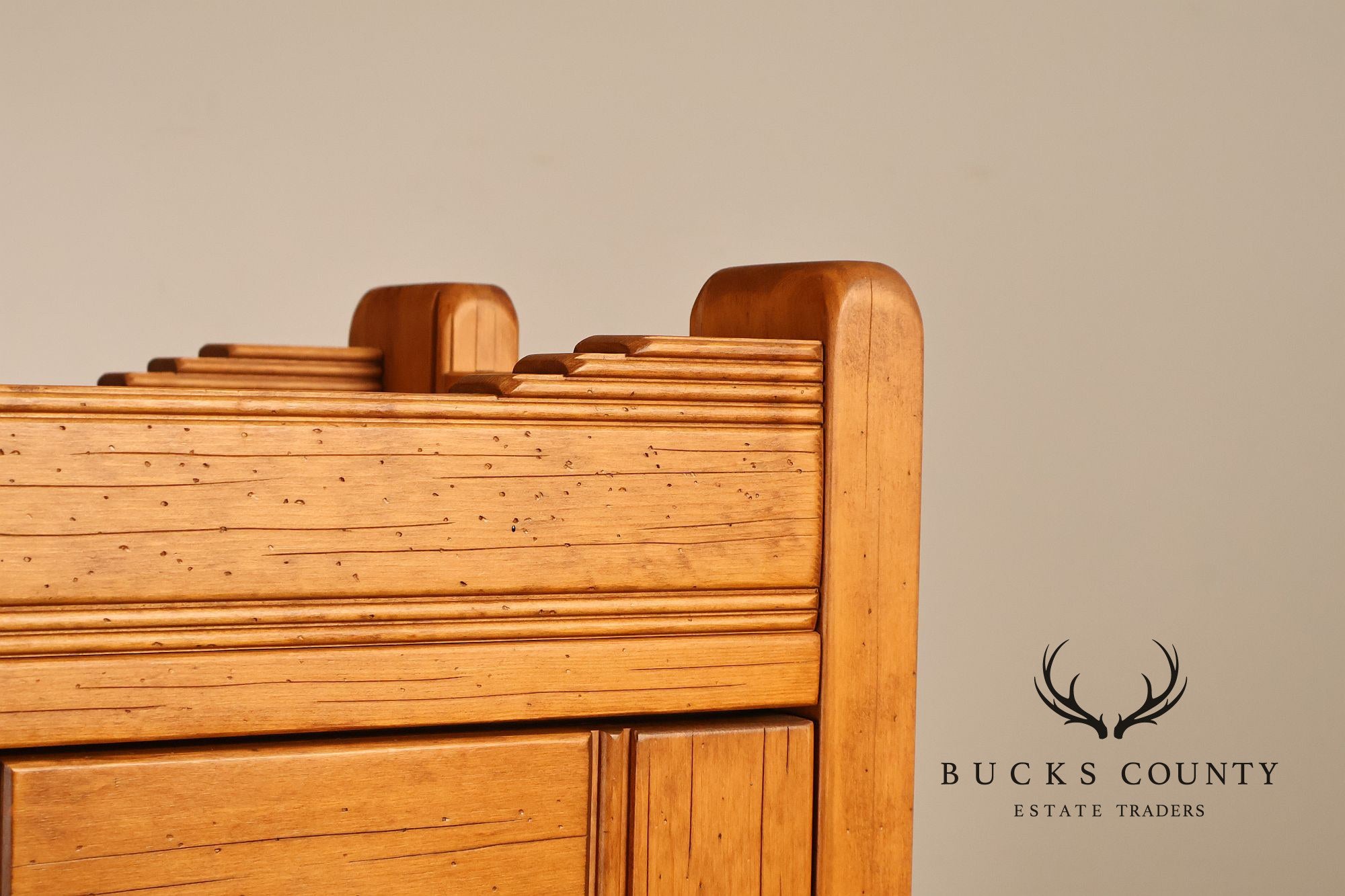 Southwestern Style Two Door Storage Or Pantry Cupboard