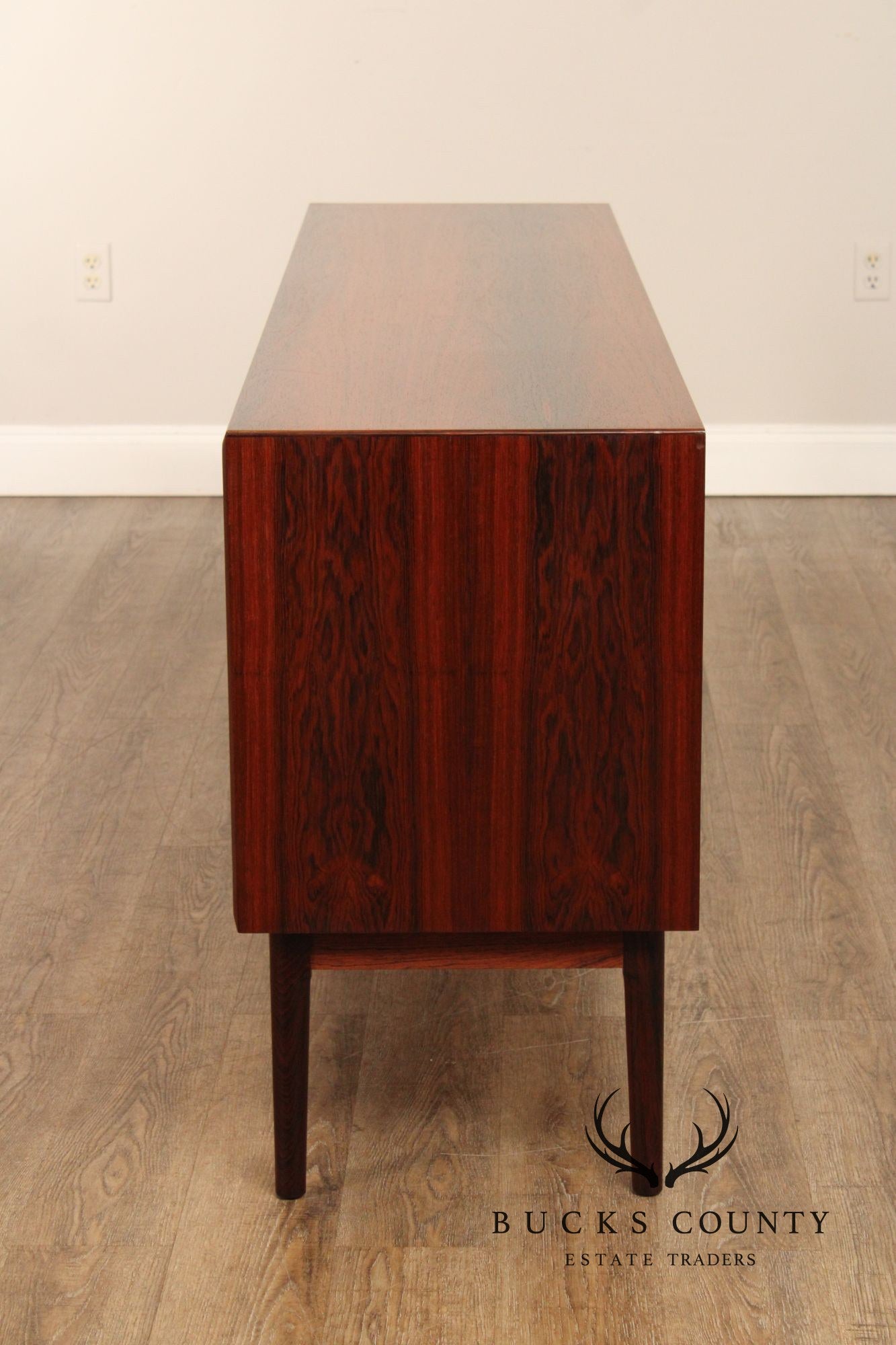 Danish Modern Mid Century Rosewood Sideboard Credenza