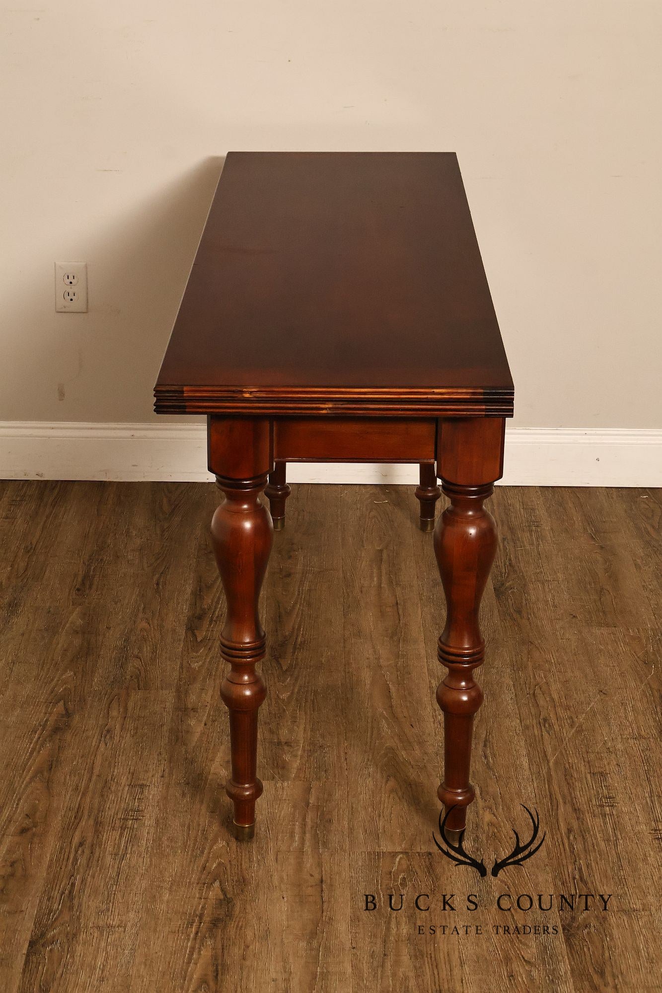 Ethan Allen British Classics Cherry Flip Top Console Dining Table