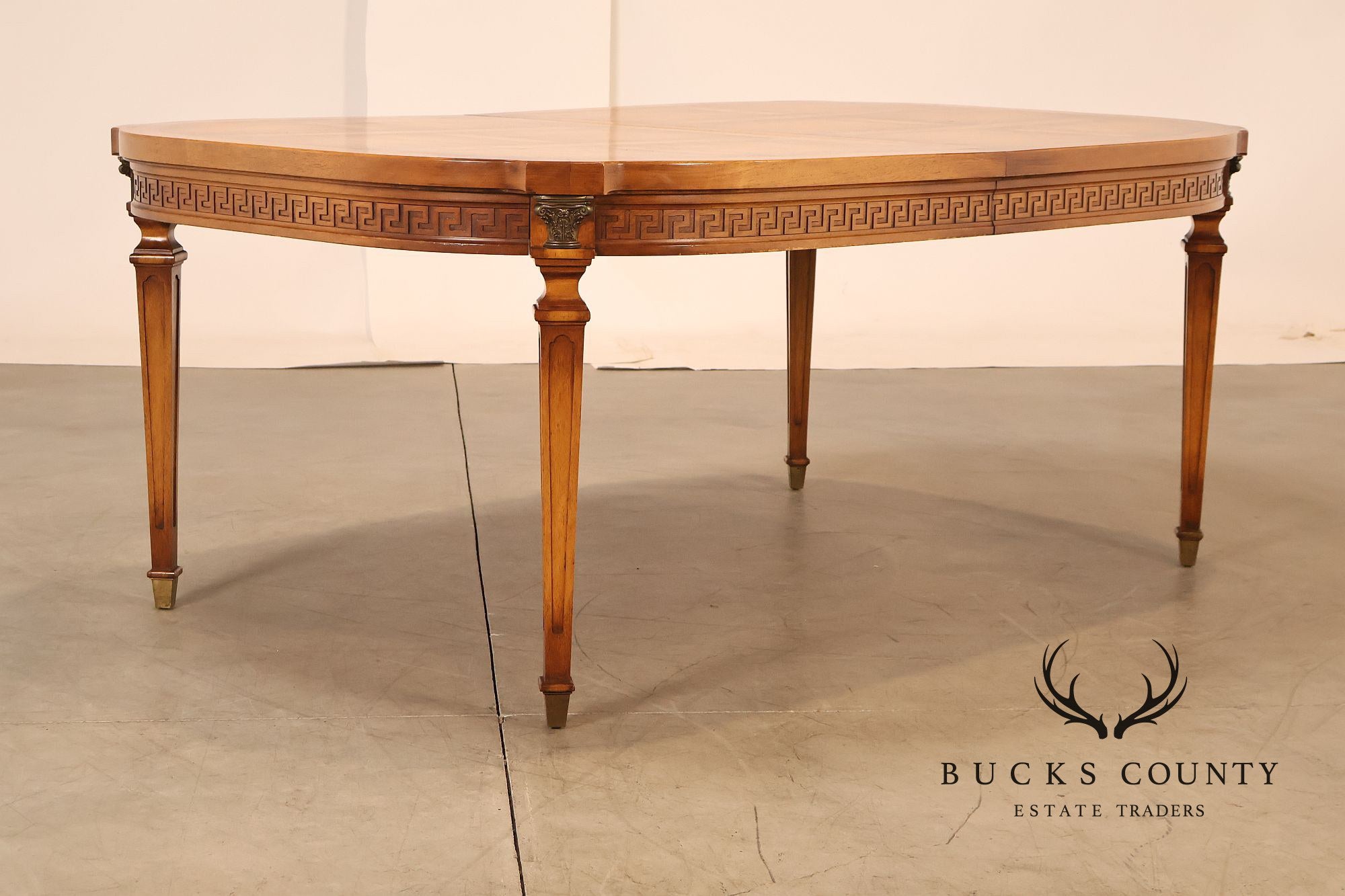 Daniel Jones Inc. Neoclassical Style Expandable Dining Table