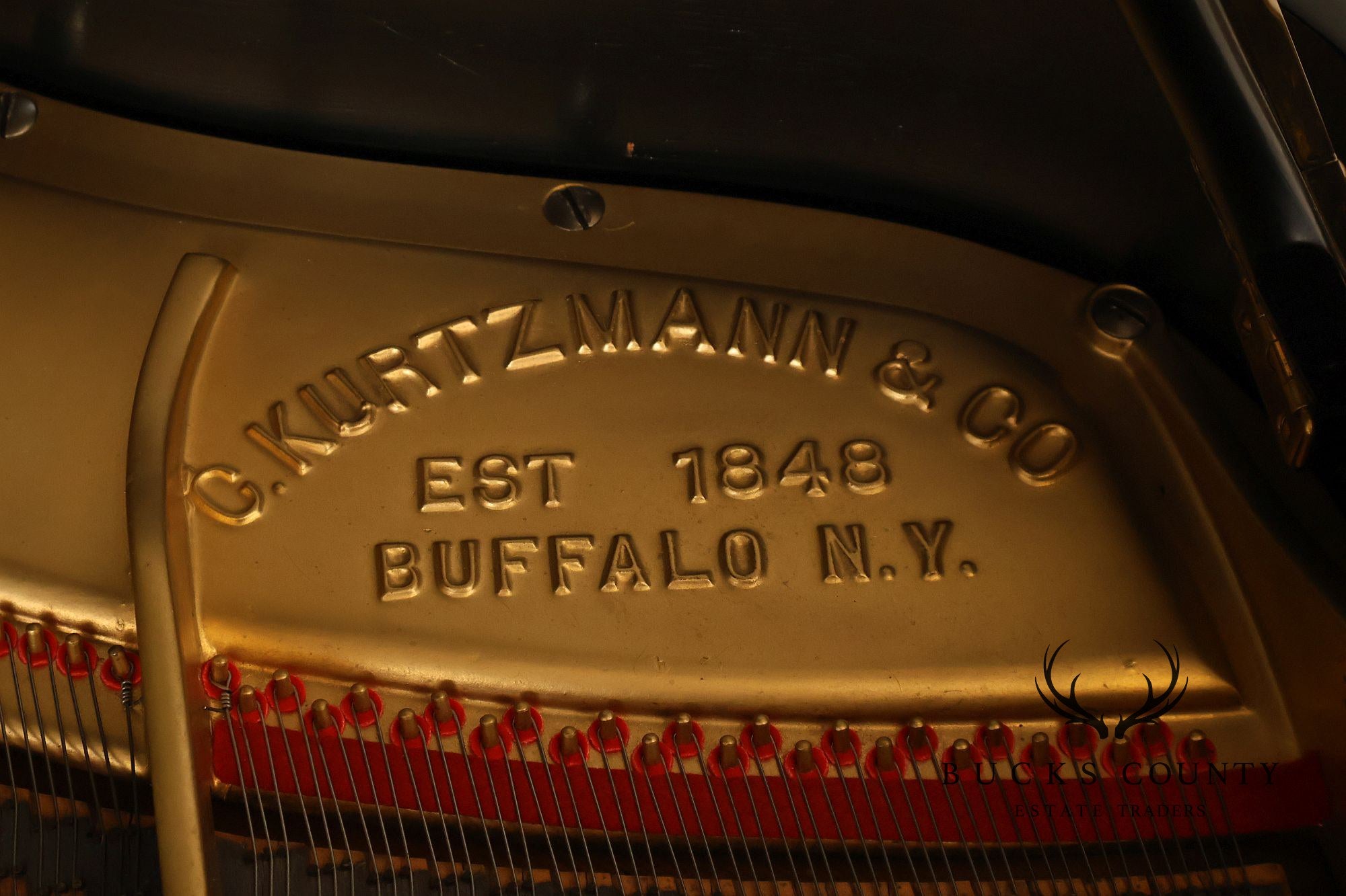 Kurtzman Ebonized Grand Piano And Duet Bench