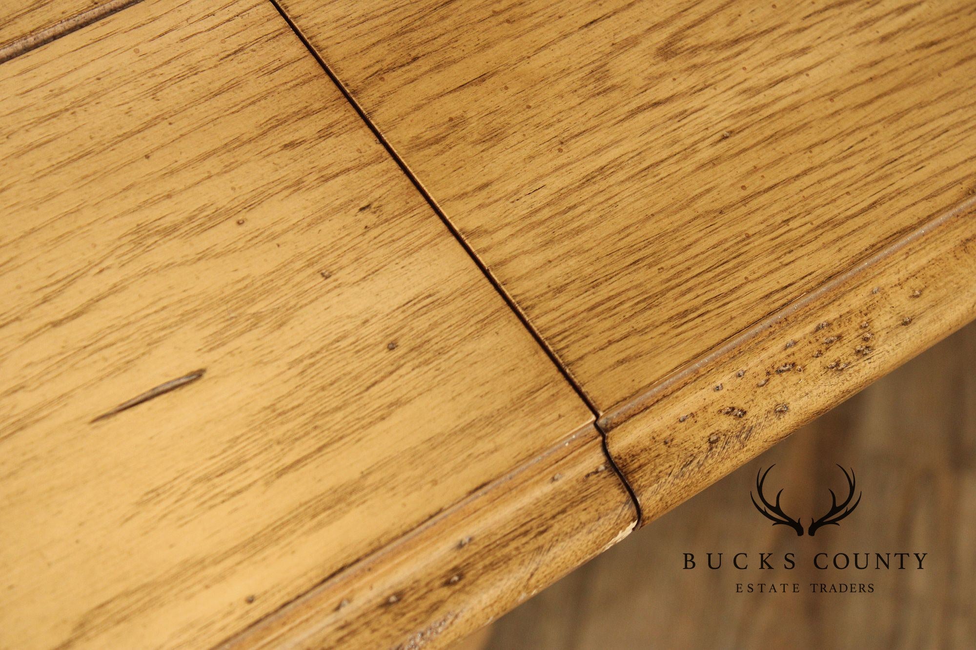 Bernhardt Spanish Revival Style Oak Extension Dining Table