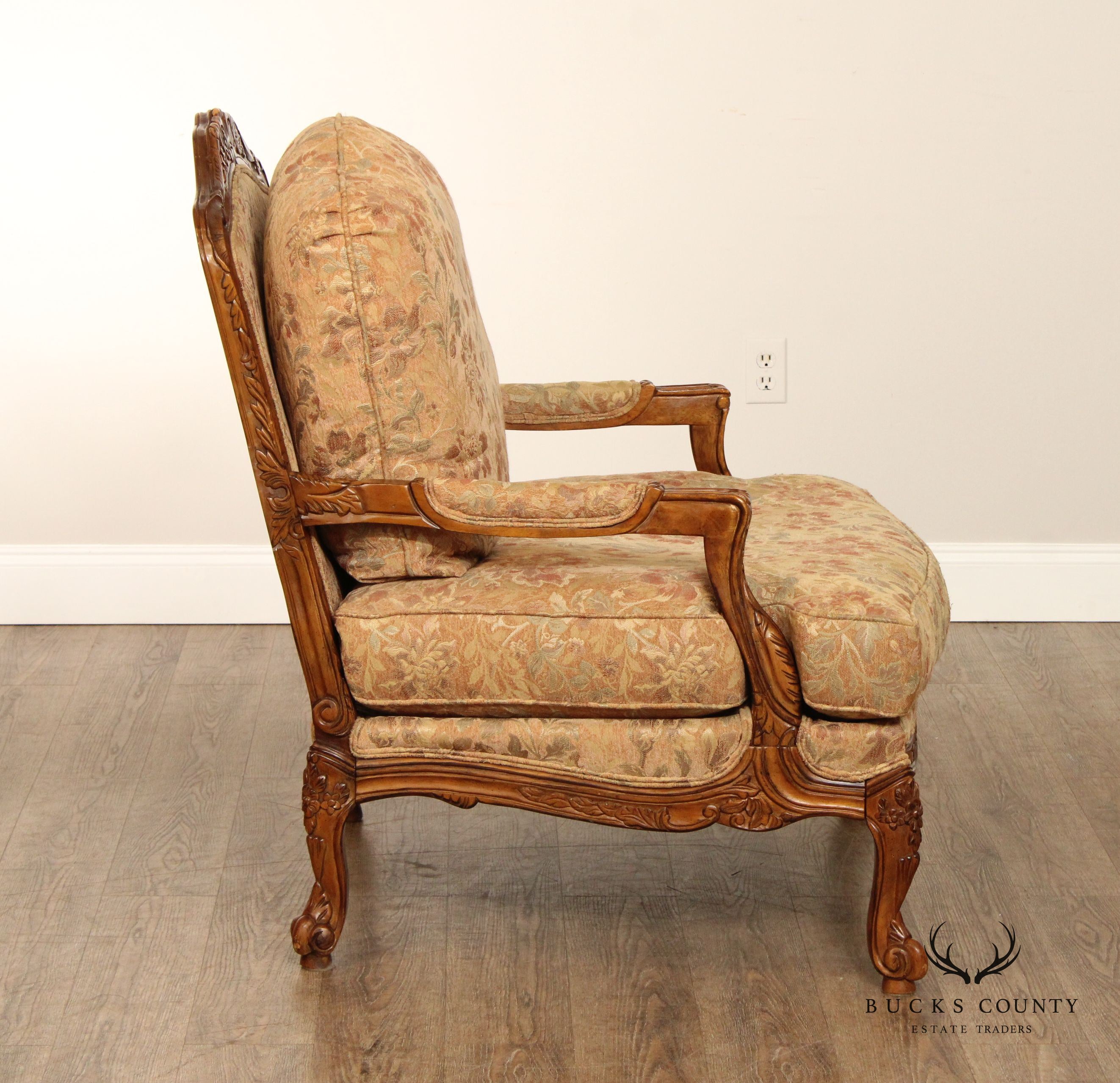 Best Chairs, Inc. French Louis XV Style Bergere Armchair