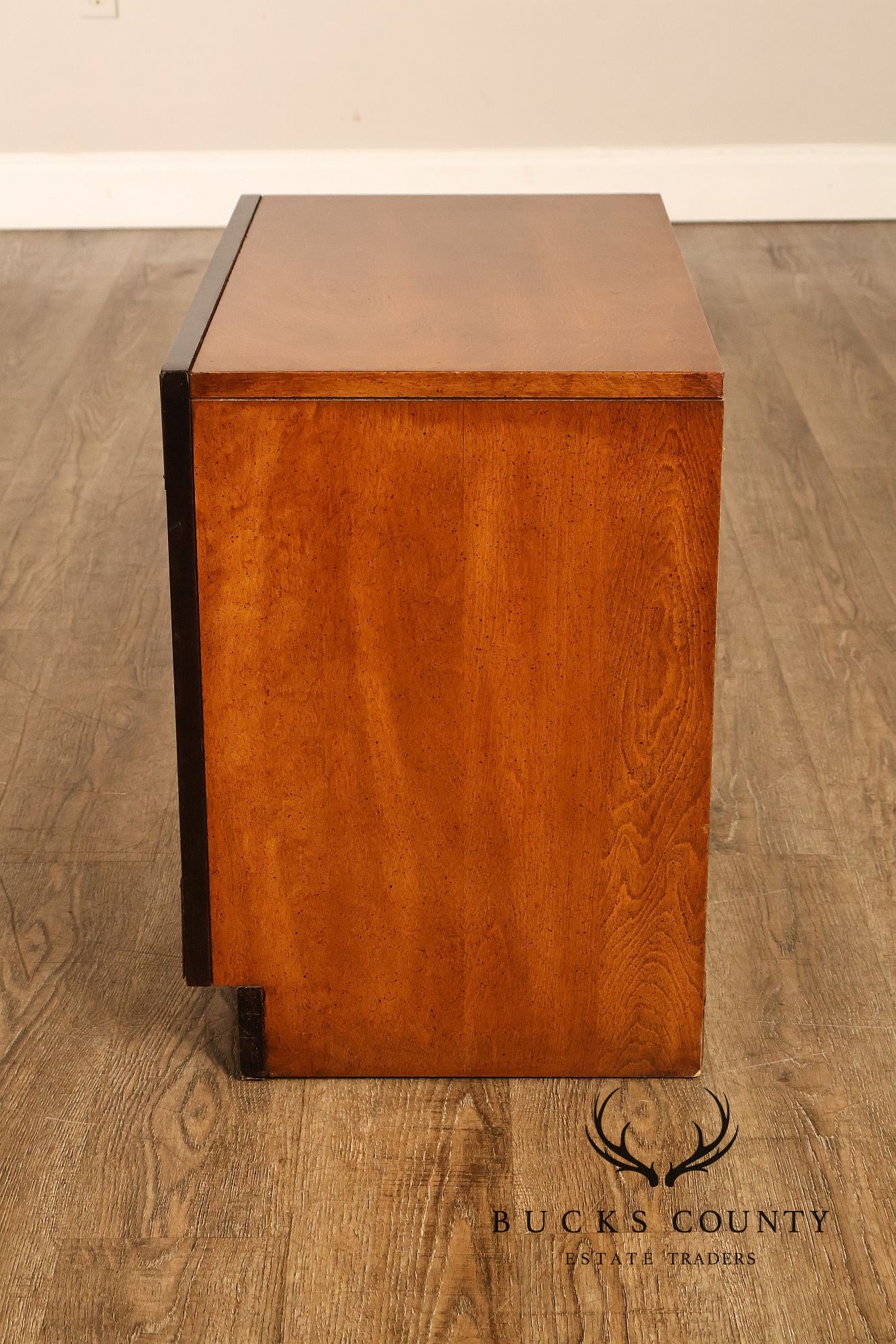 Vintage Bassett Chinoiserie Style Nightstands