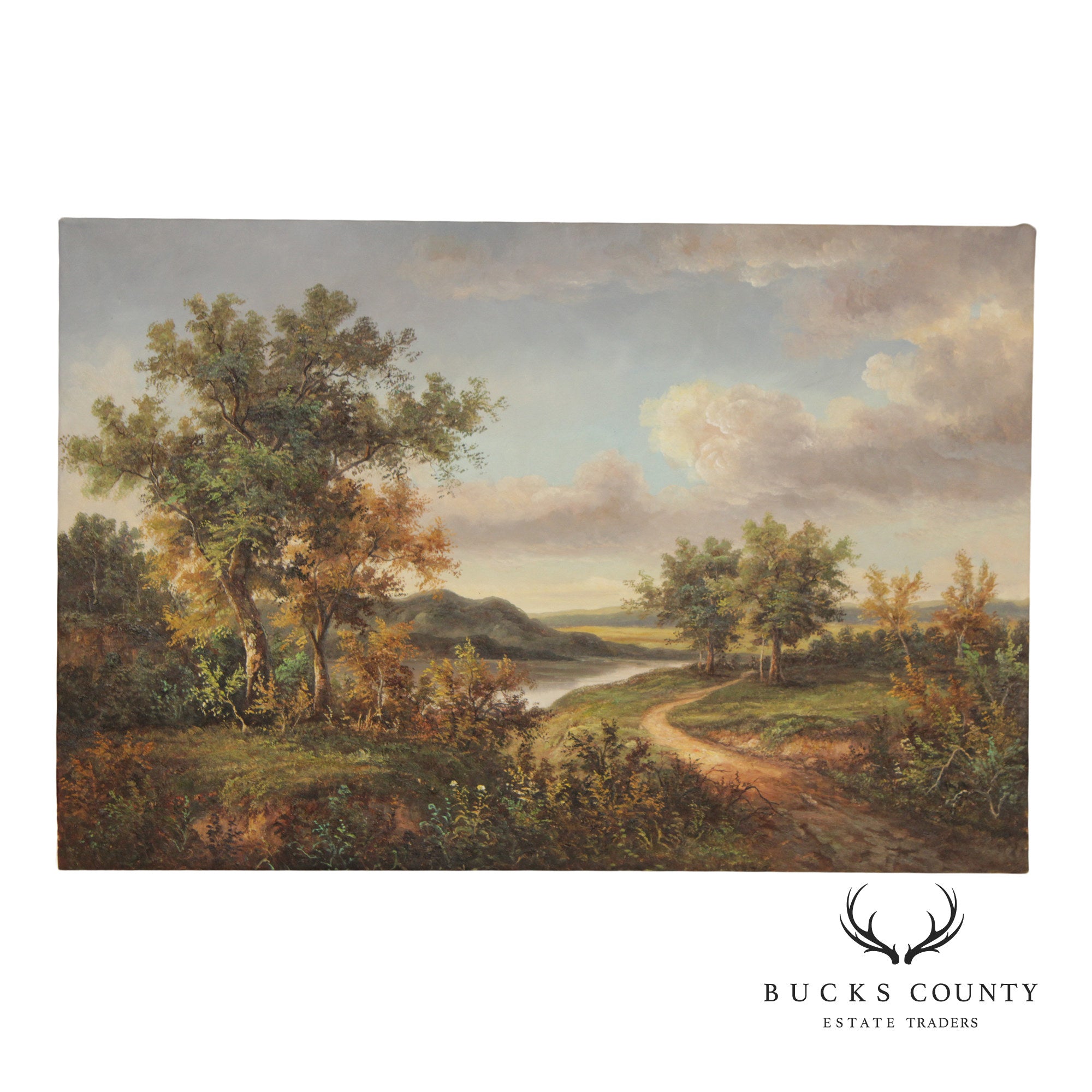 Artist Signed Continental School Landscape Painting