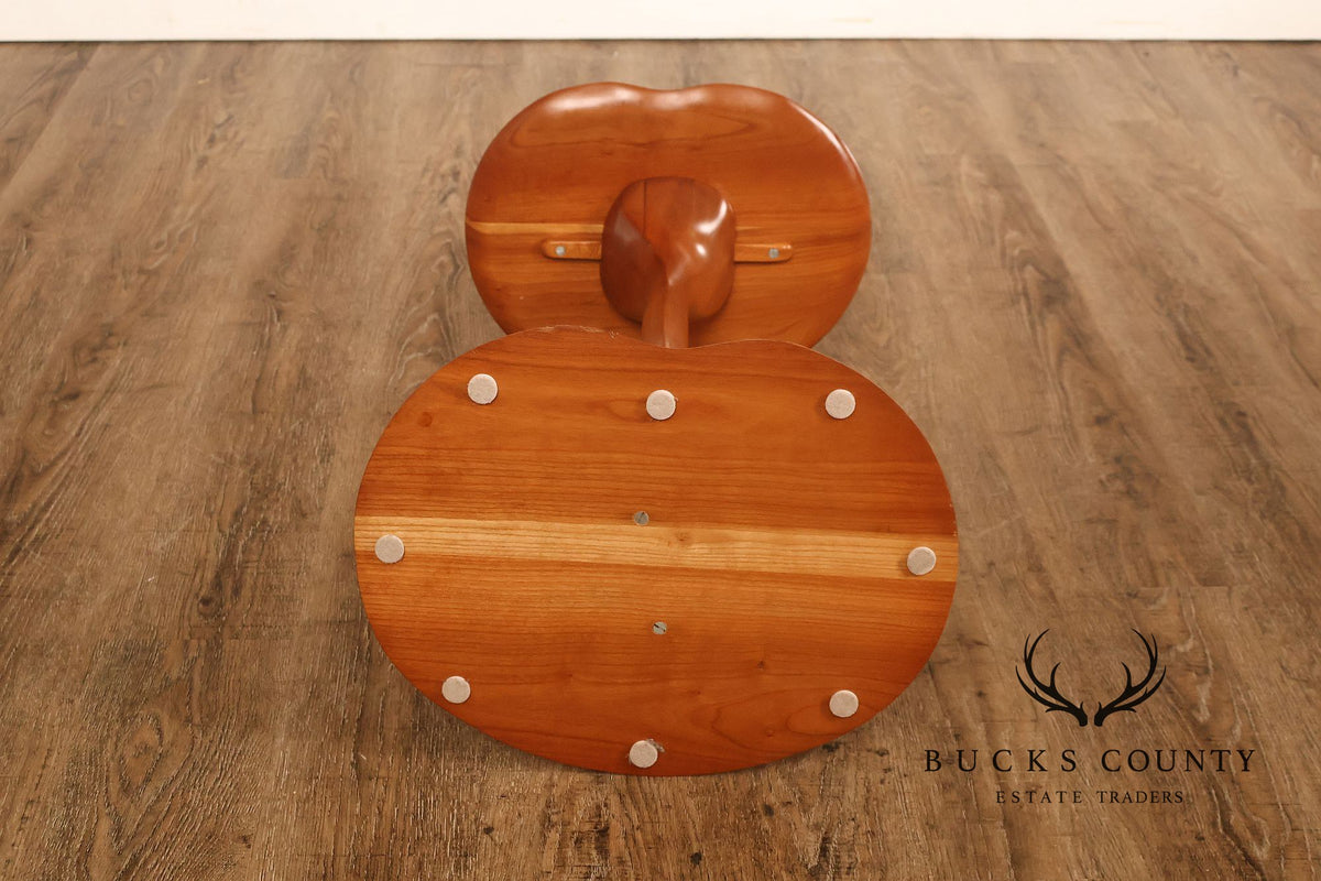 Studio Crafted Sculpted Cherry Organic Pedestal