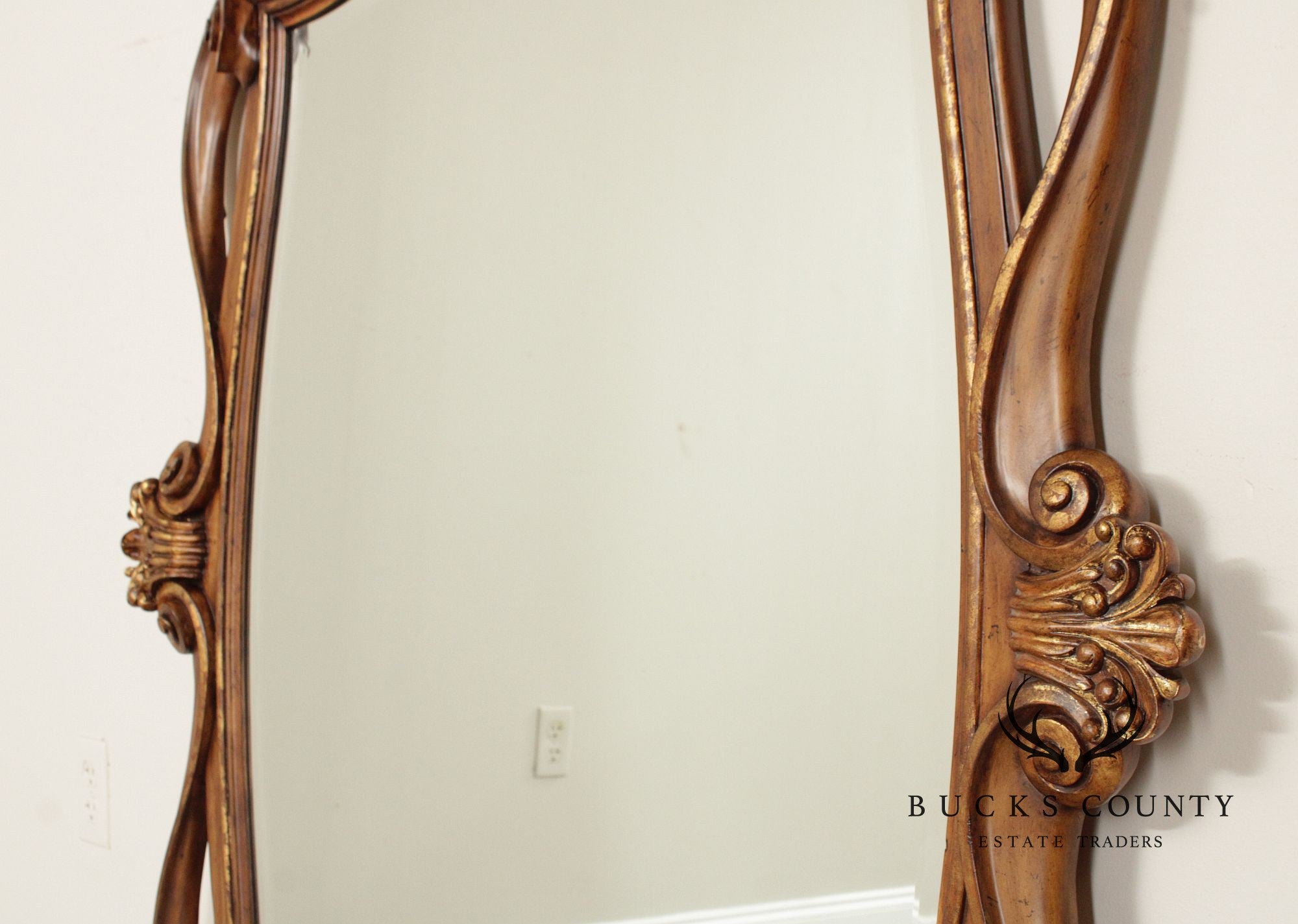 Italian Style Large Carved Wall Mirror