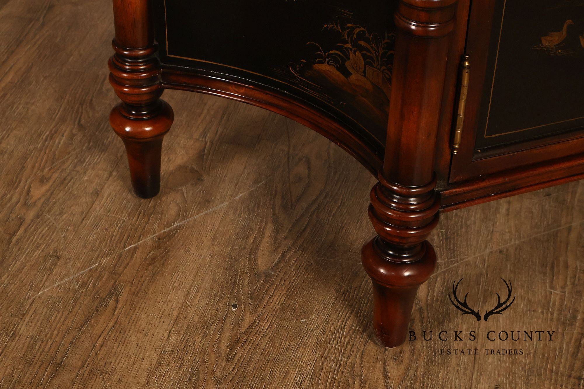 Theodore Alexander Chinoiserie Style Painted Sideboard Cabinet