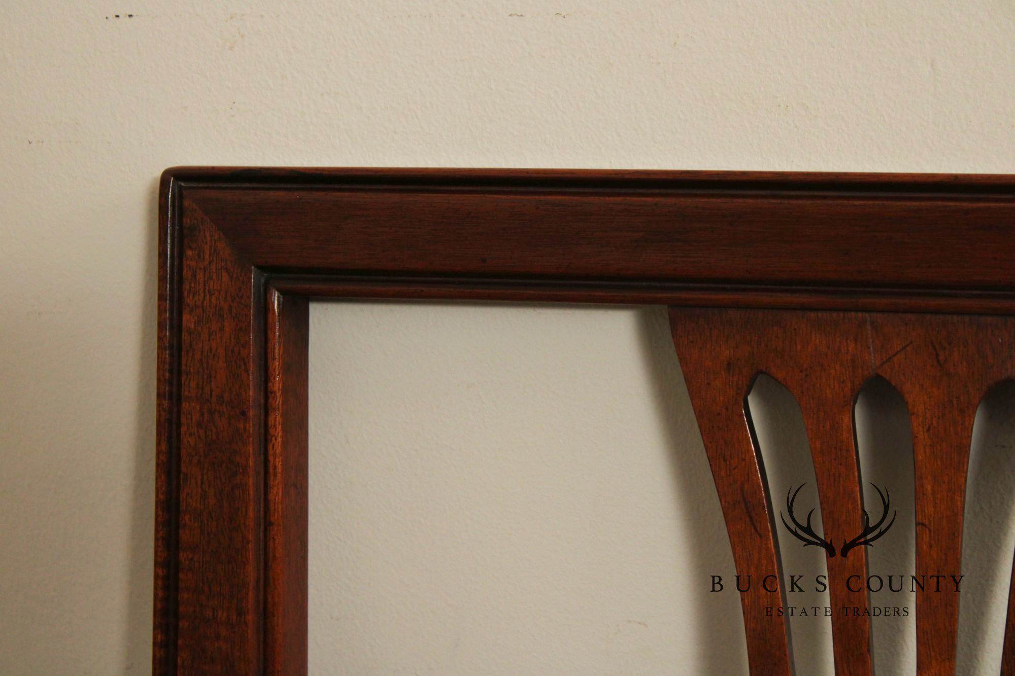 Henredon  Regency Style Vintage Pair of Mahogany Twin Headboards