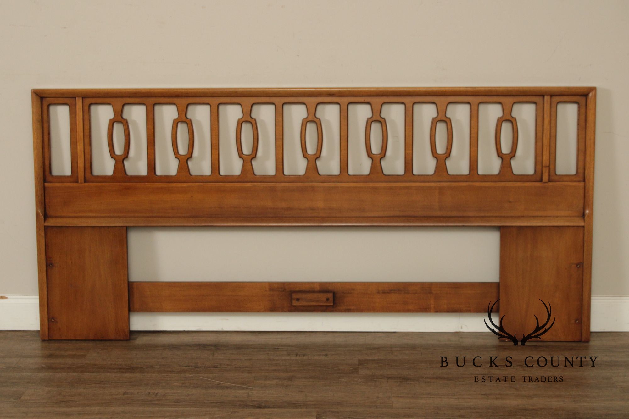Drexel 'Meridian' King Size Walnut Headboard