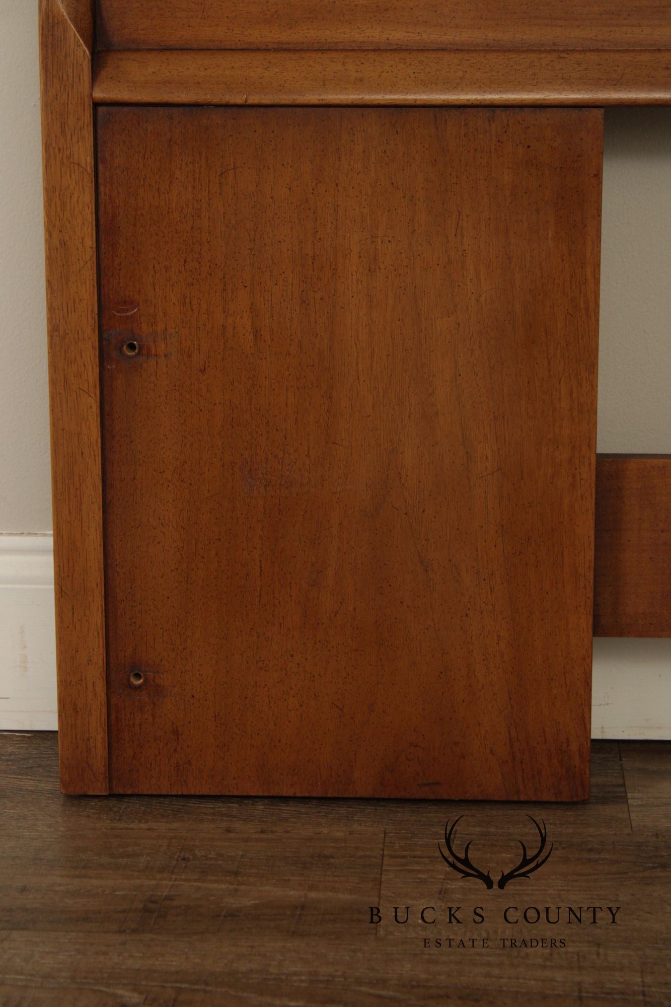 Drexel 'Meridian' King Size Walnut Headboard