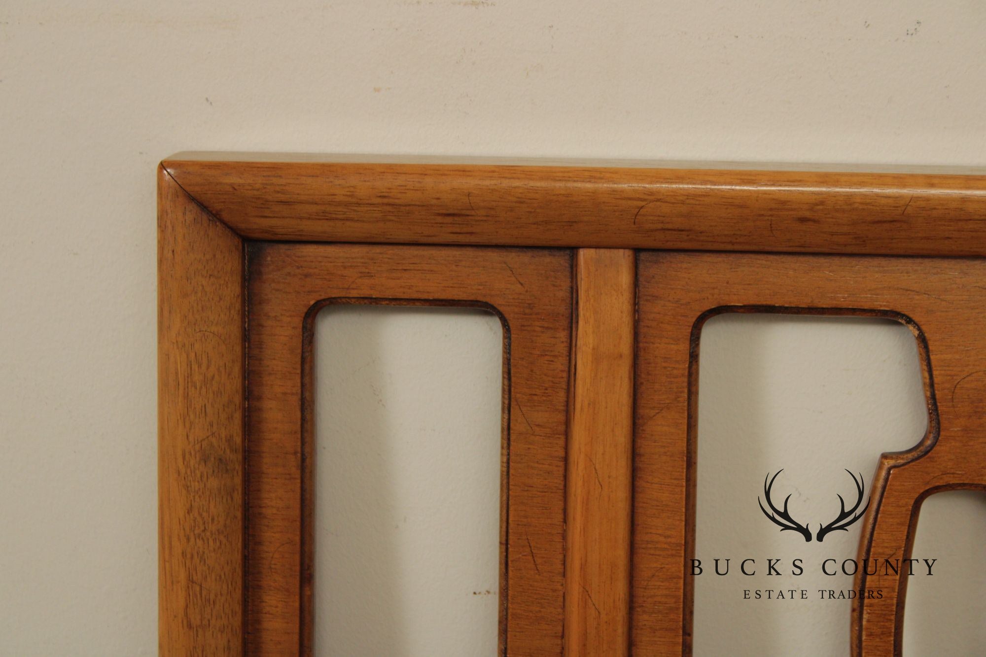 Drexel 'Meridian' King Size Walnut Headboard
