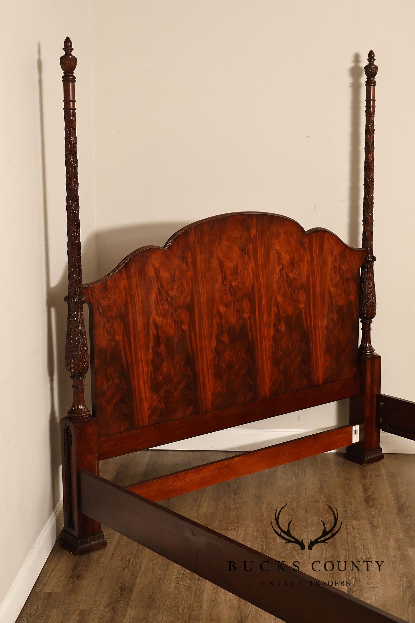 Oscar De La Renta For Century Furniture Mahogany King Size Poster Bed