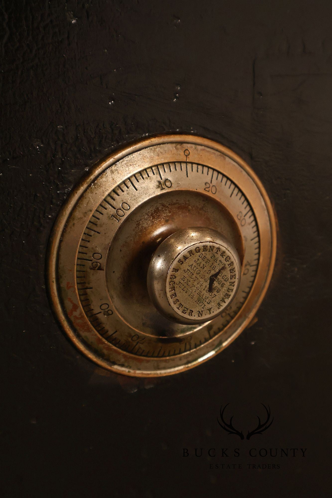 Antique Hassenforder Safe With Combination Lock And Casters