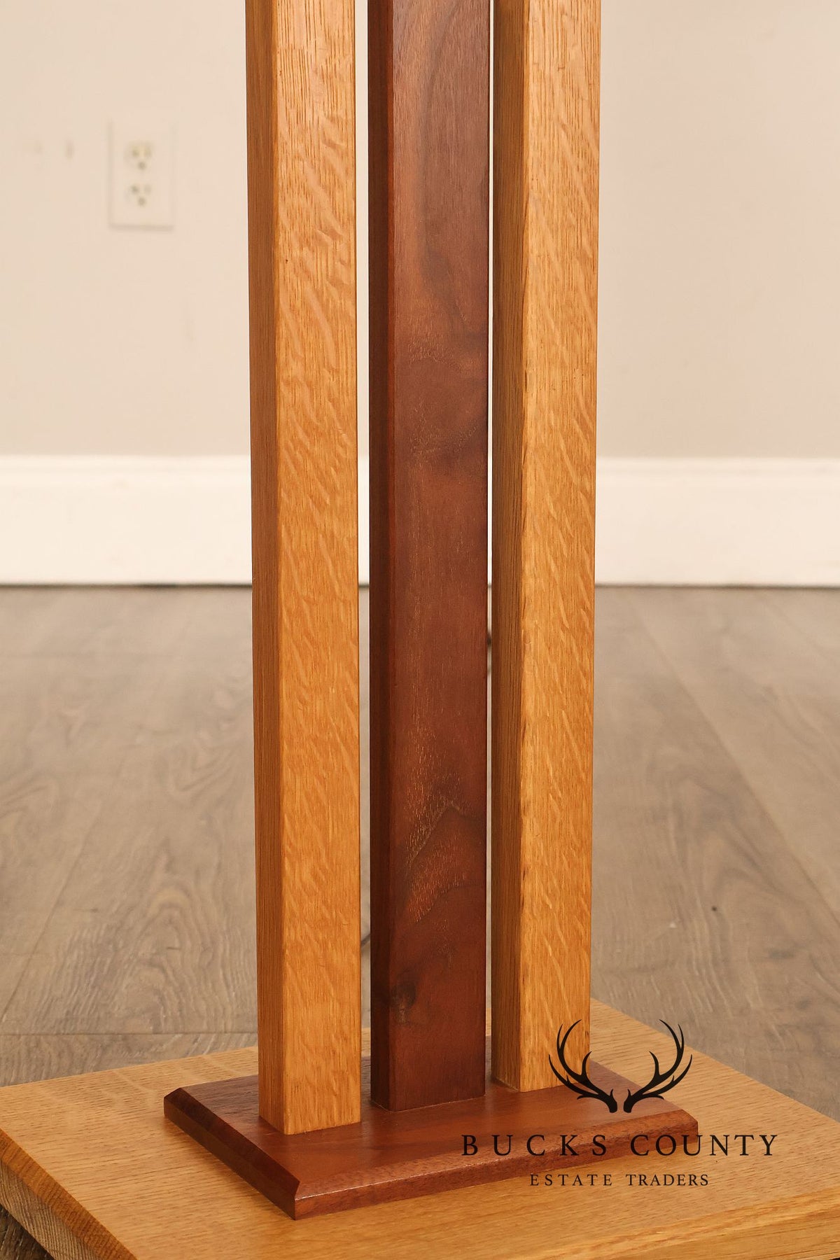 Studio Crafted Mixed Wood Floor Lamp