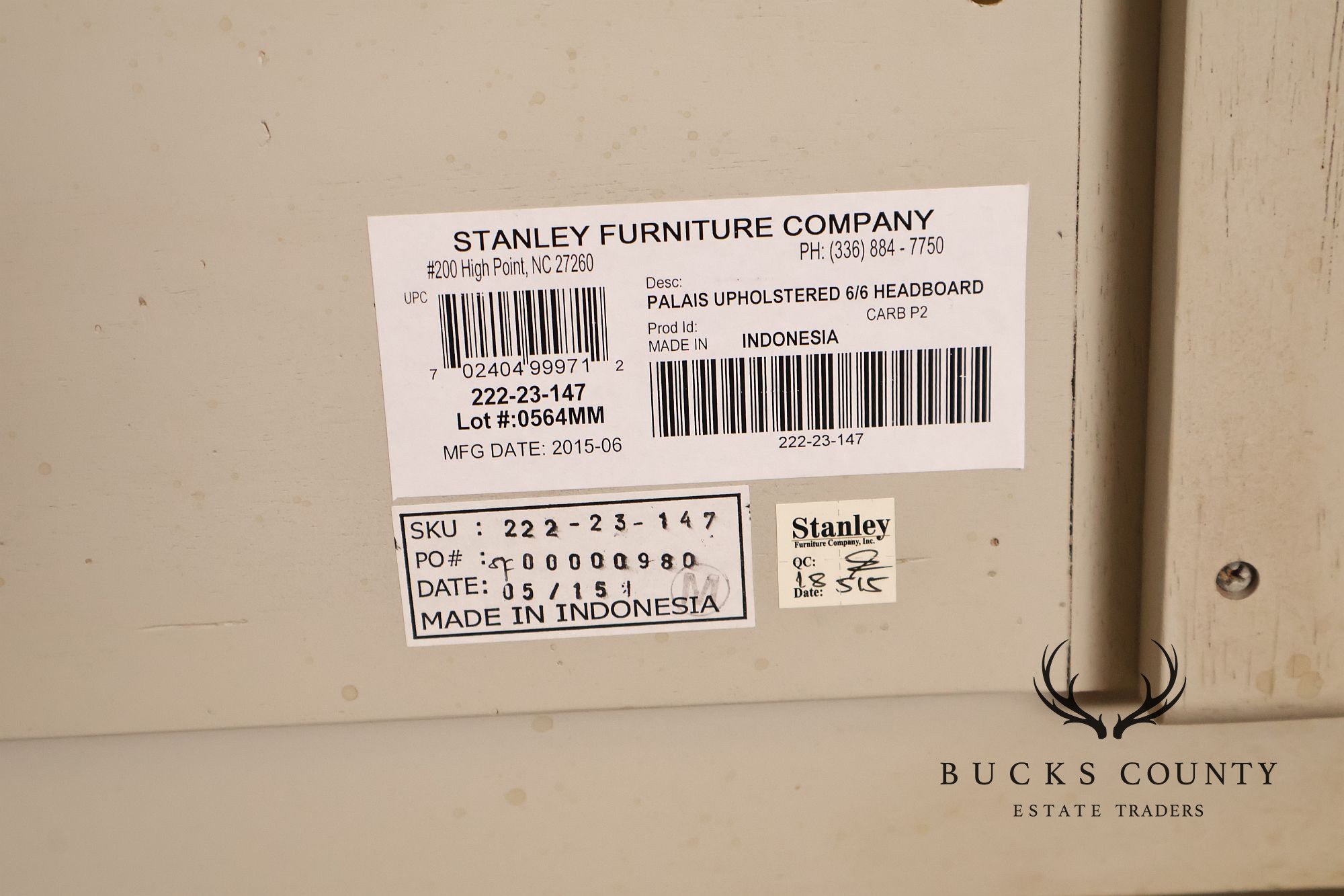 Stanley Furniture Arrondissement Collection King 'Palais' Bed