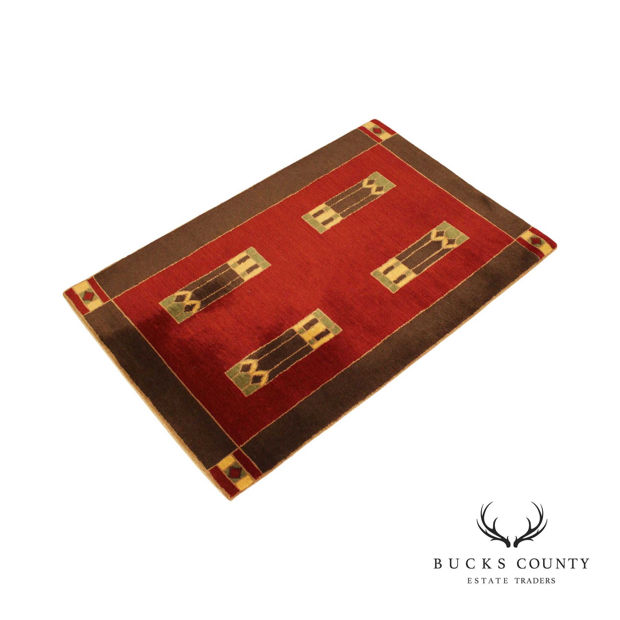 Stickley Arts & Crafts Style Wool Area Rug