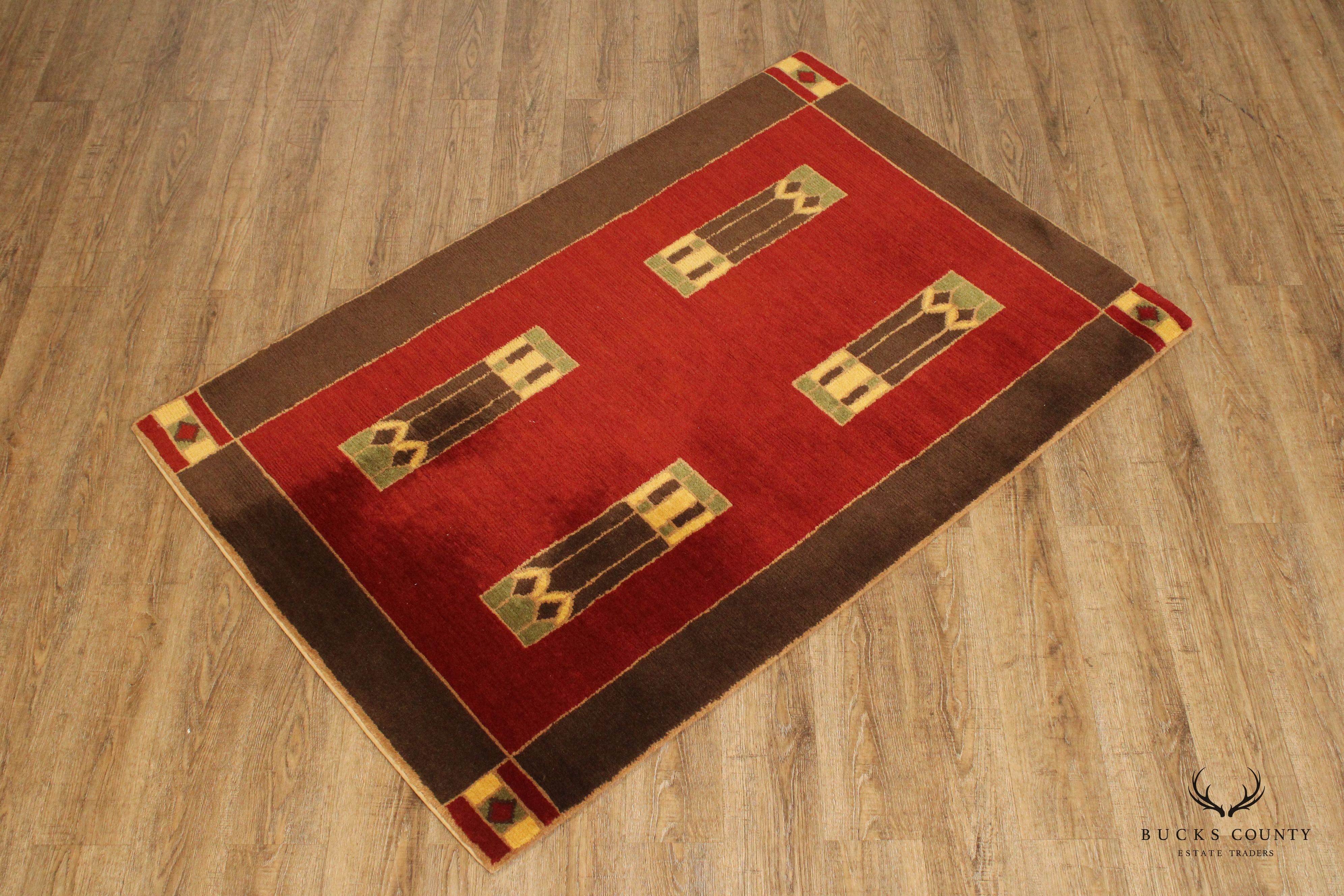 Stickley Arts & Crafts Style Wool Area Rug