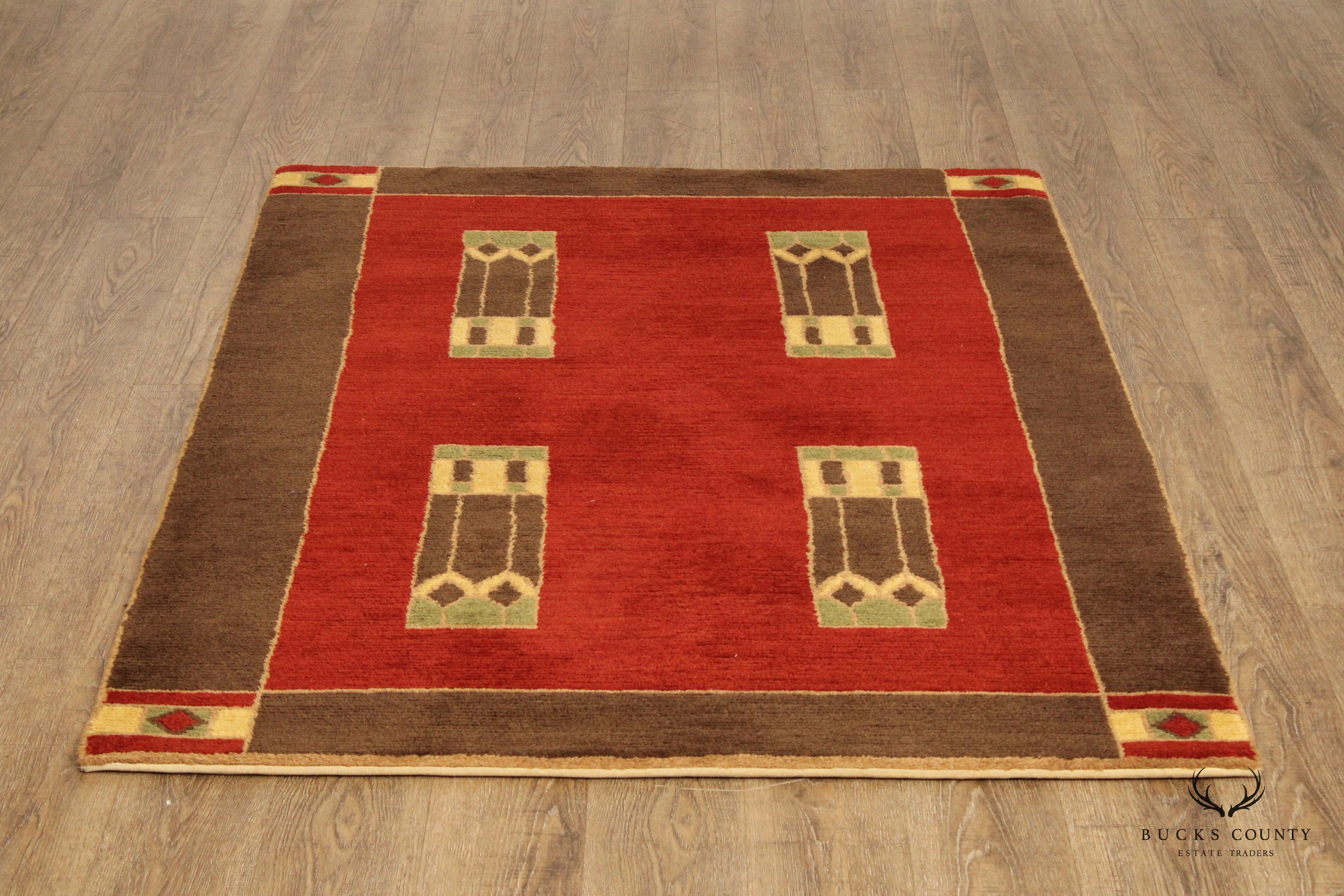 Stickley Arts & Crafts Style Wool Area Rug