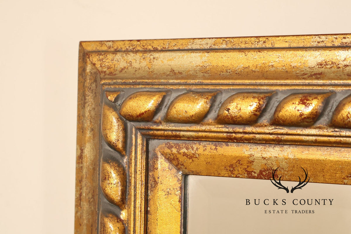 Traditional Giltwood Beveled Rectangular Wall Mirror