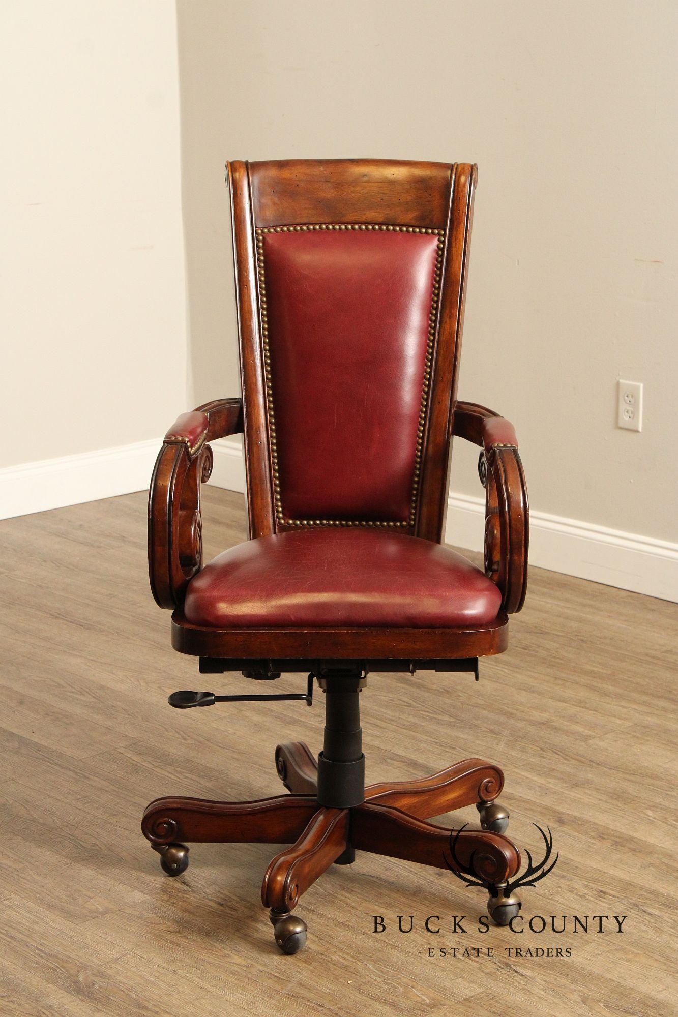 Bradington-Young Hooker Furniture 'Brayden' Leather Office Chair