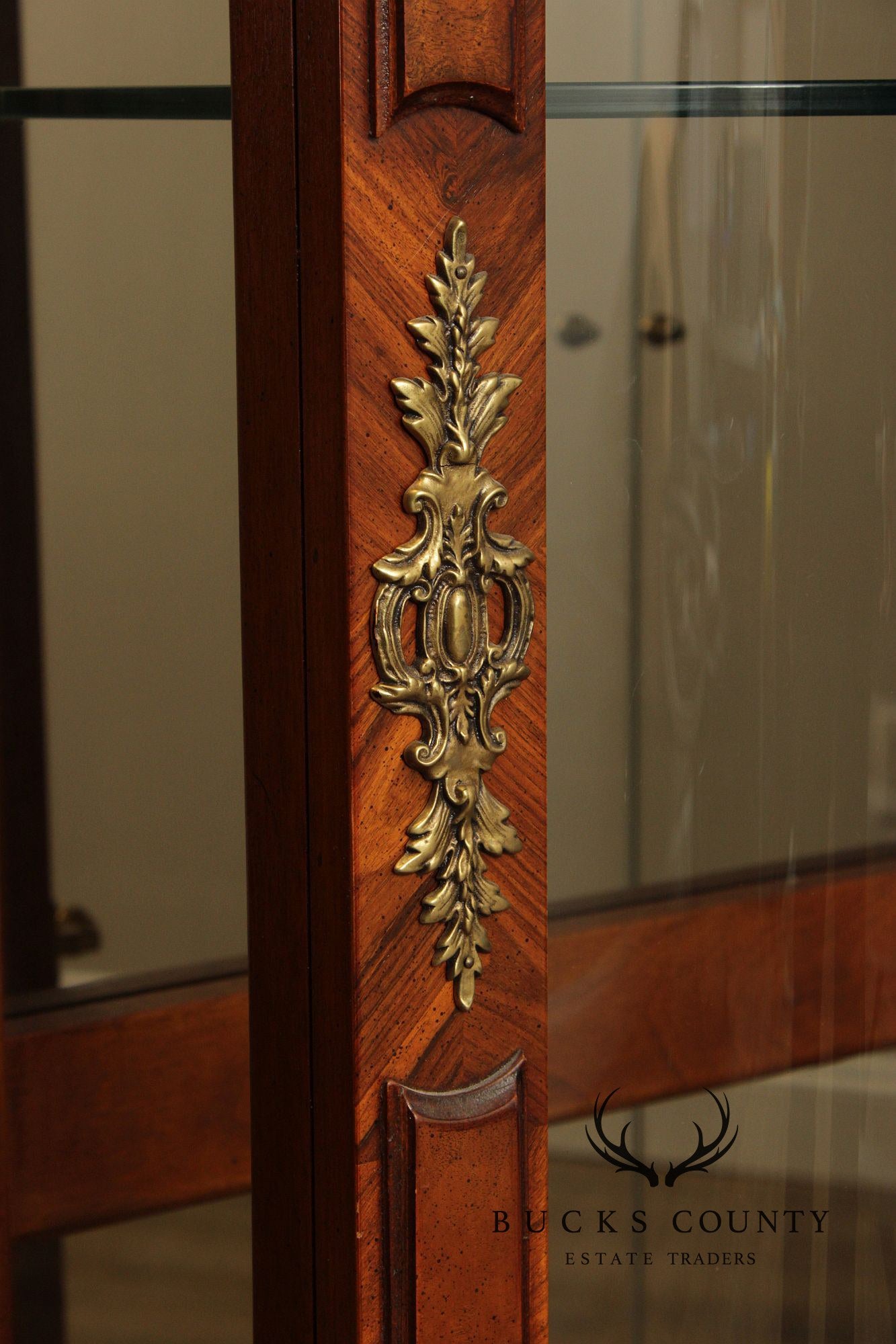 Henredon 'Grand Provenance' Walnut Display Cabinet