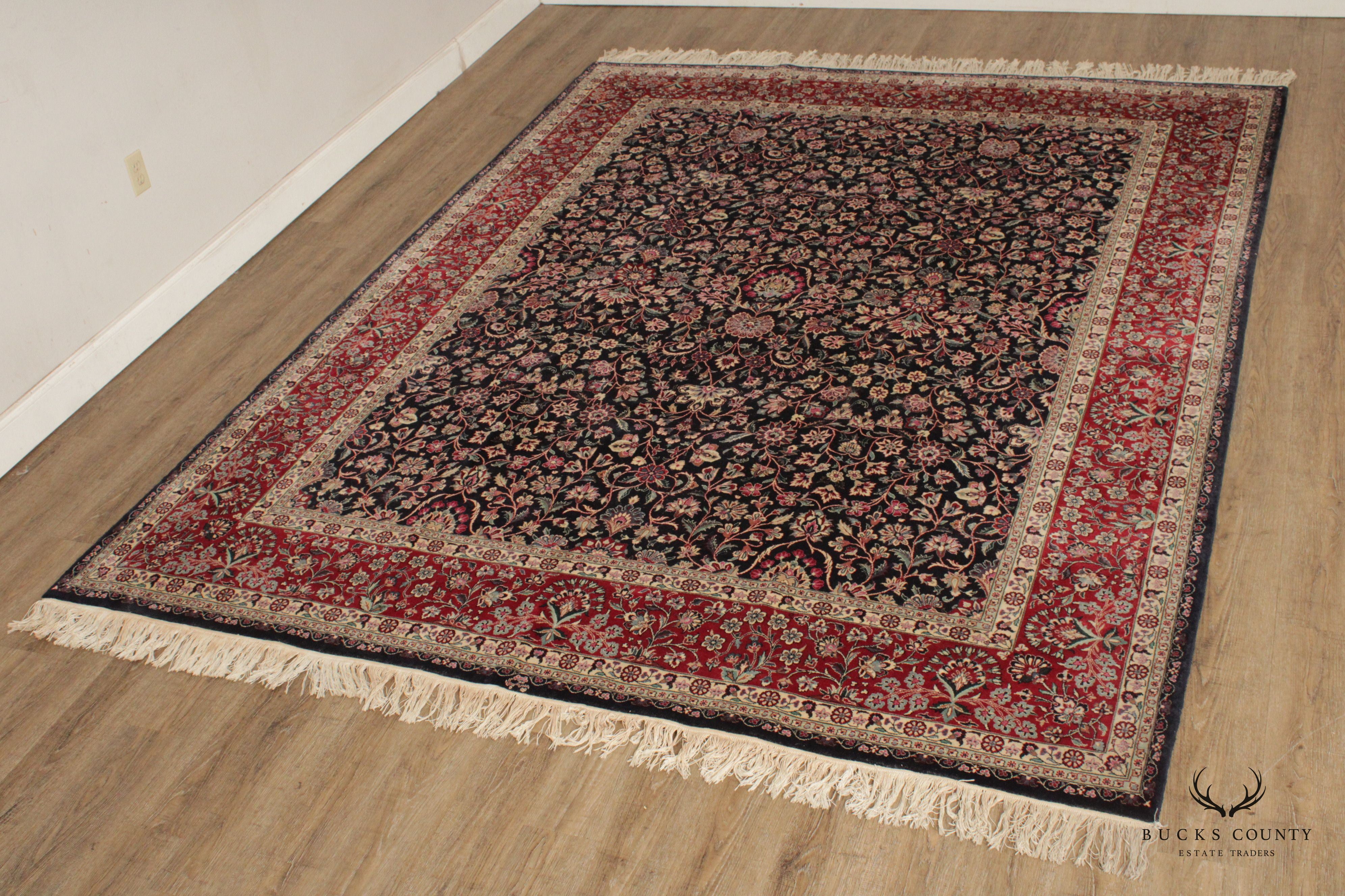 Persian Tabriz Hand-Tied Area Rug, 11' x 8'