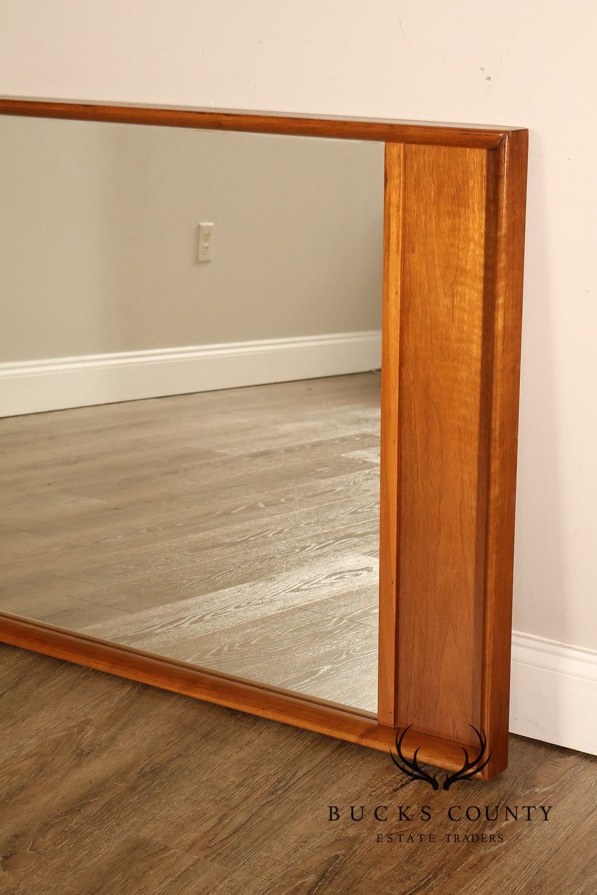 Mid Century Modern Walnut Dresser Mirror