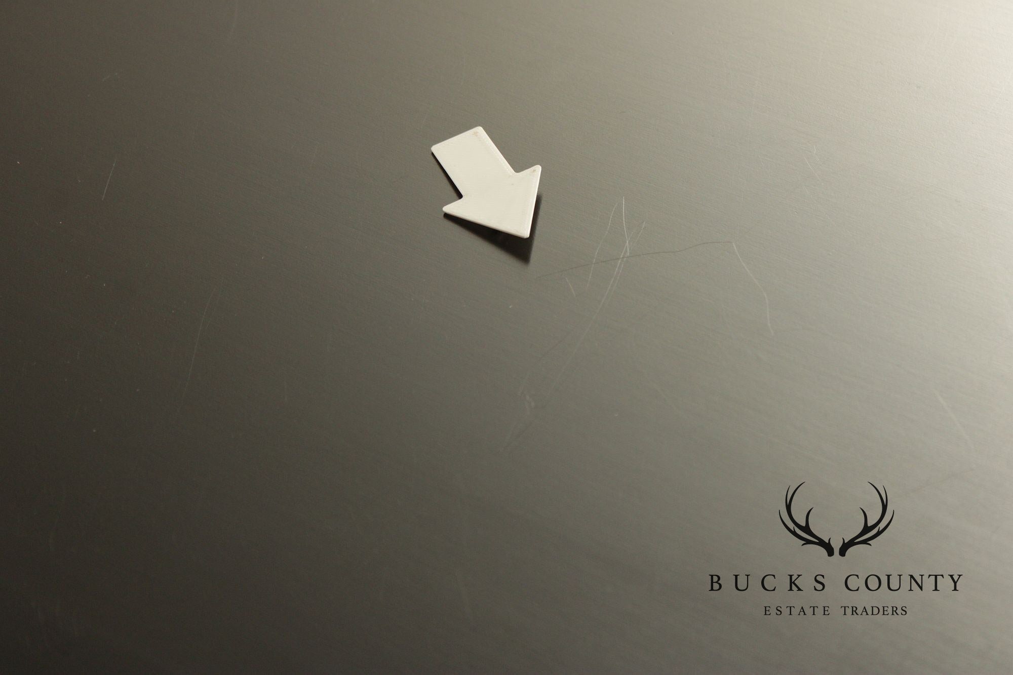 L. Hitchcock Black And Gold Stenciled Vanity Desk And Stool