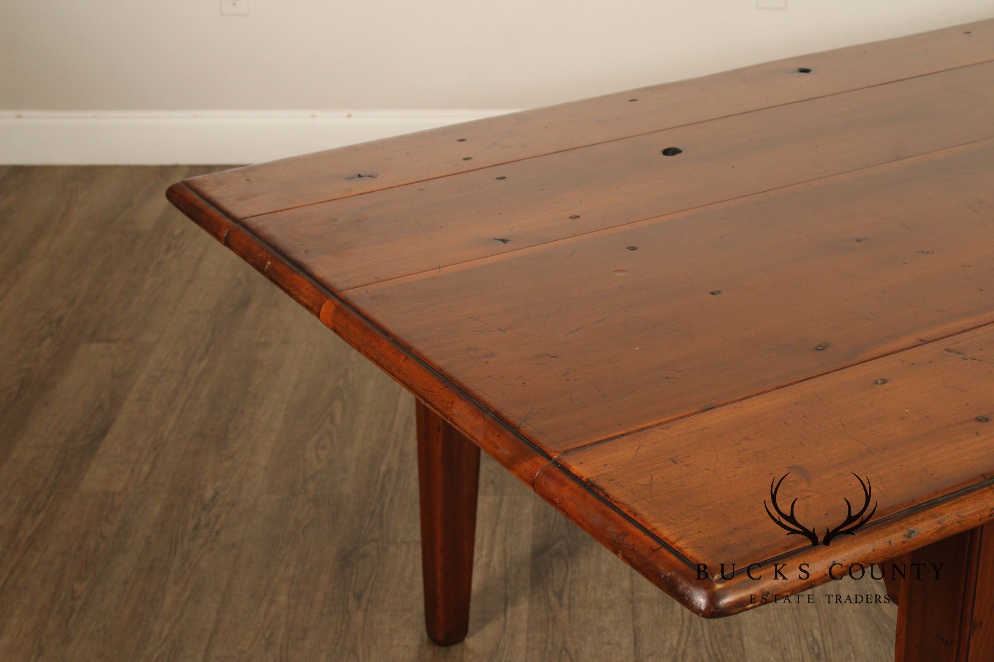 Robert Whitley Studio Handcrafted  Walnut Farmhouse Dining Table