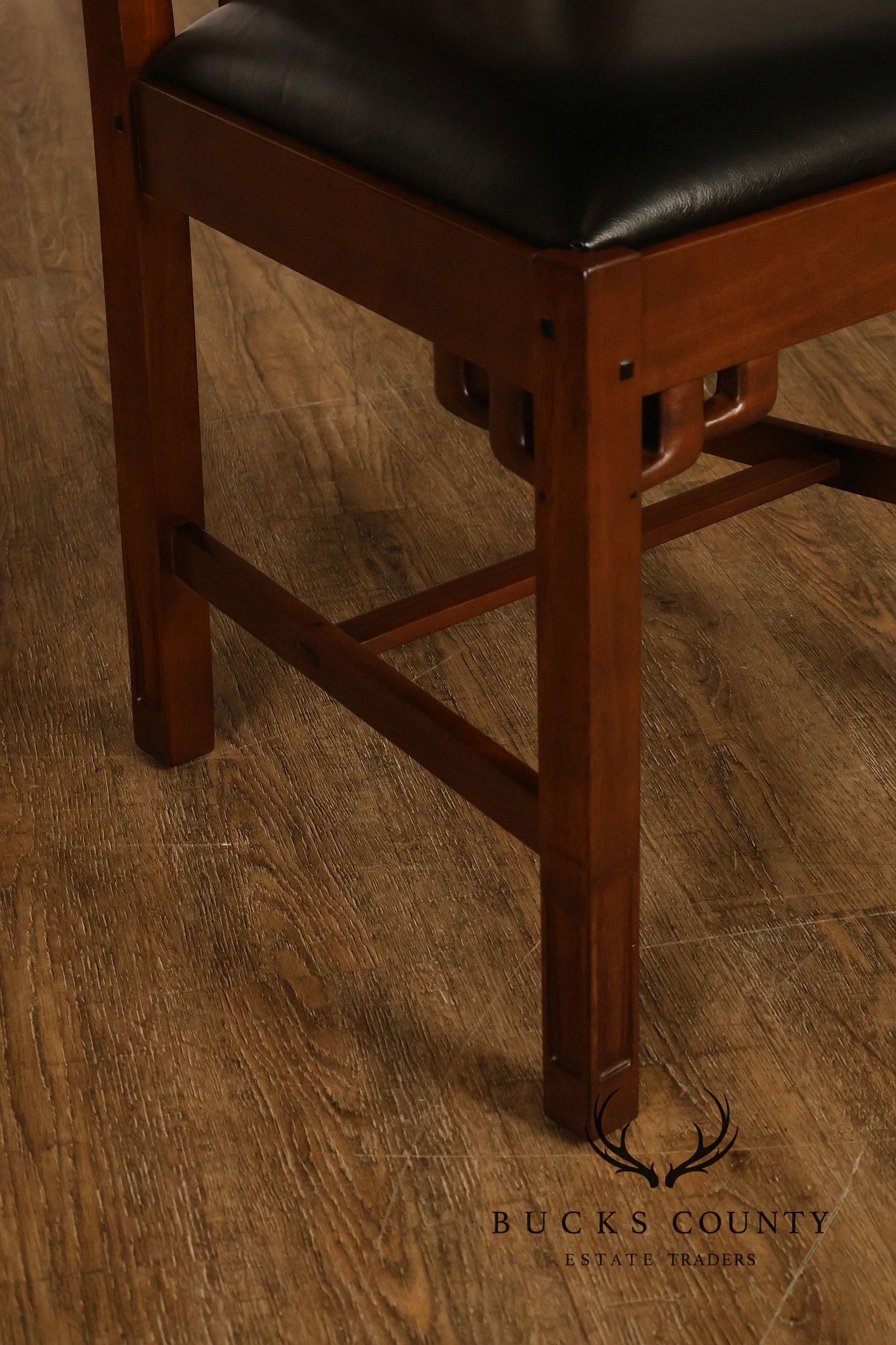 Stickley Pasadena Bungalow Blacker House Set Of Six Mahogany Dining Chairs