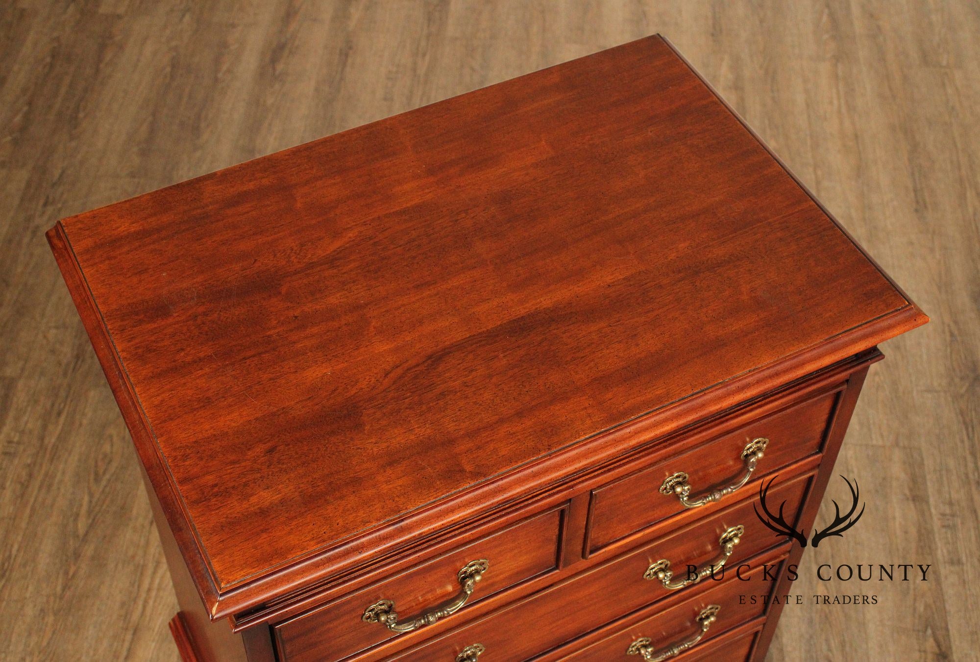 Century Furniture Georgian Style Mahogany Chest on Chest