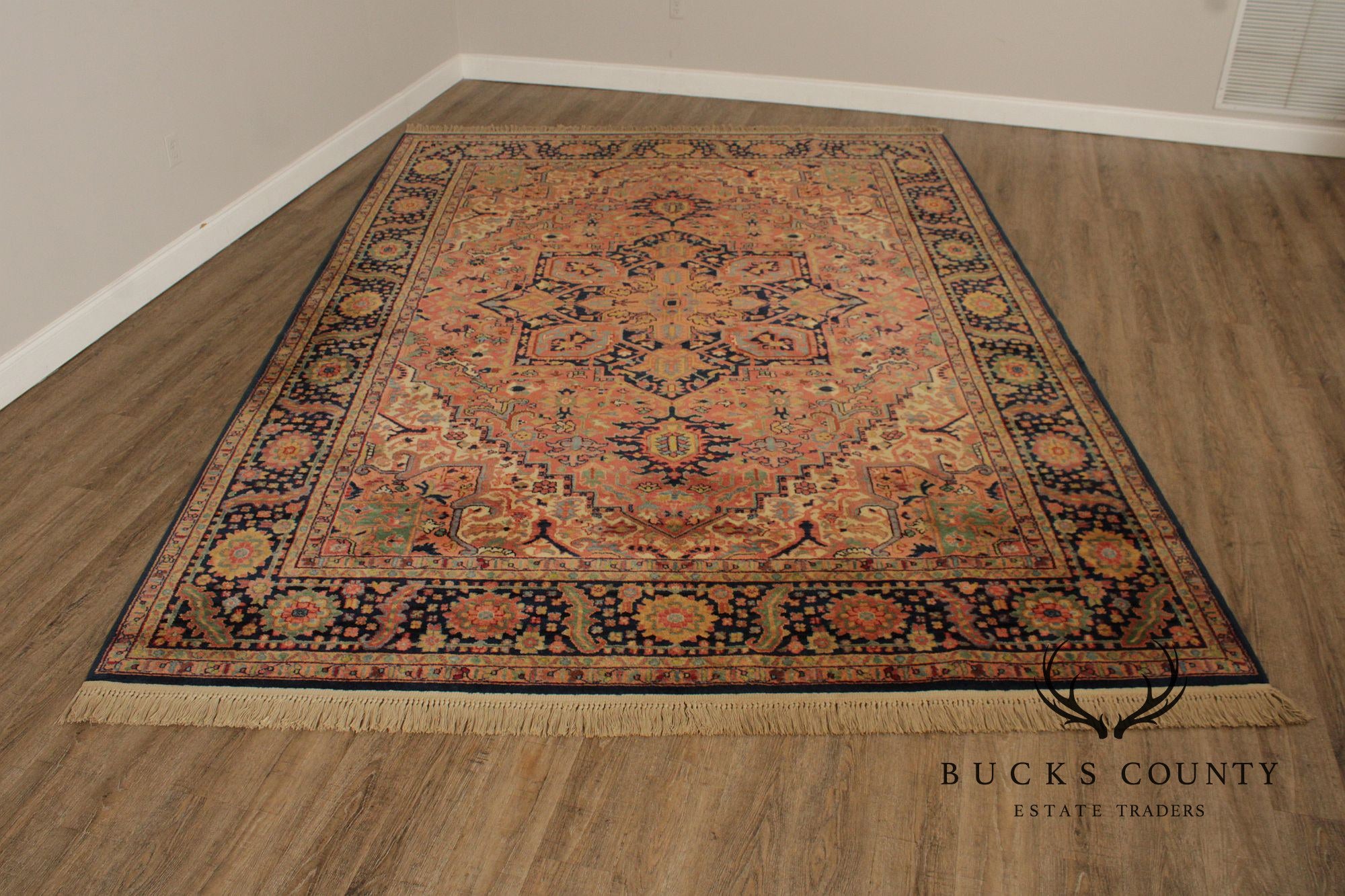 Karastan Heriz Style Room Size Wool Rug 8.8 X 12