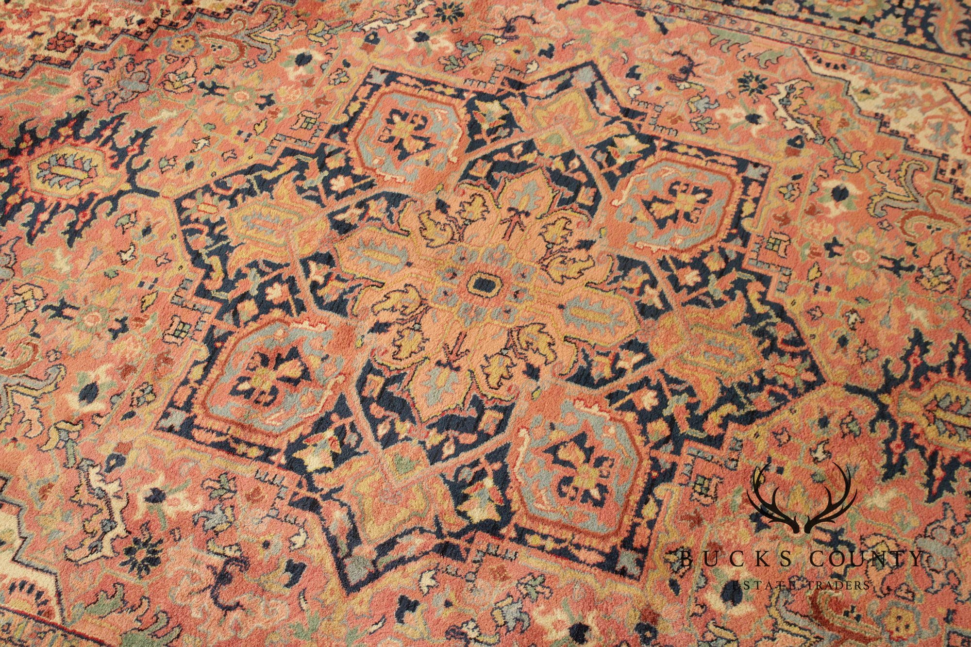 Karastan Heriz Style Room Size Wool Rug 8.8 X 12