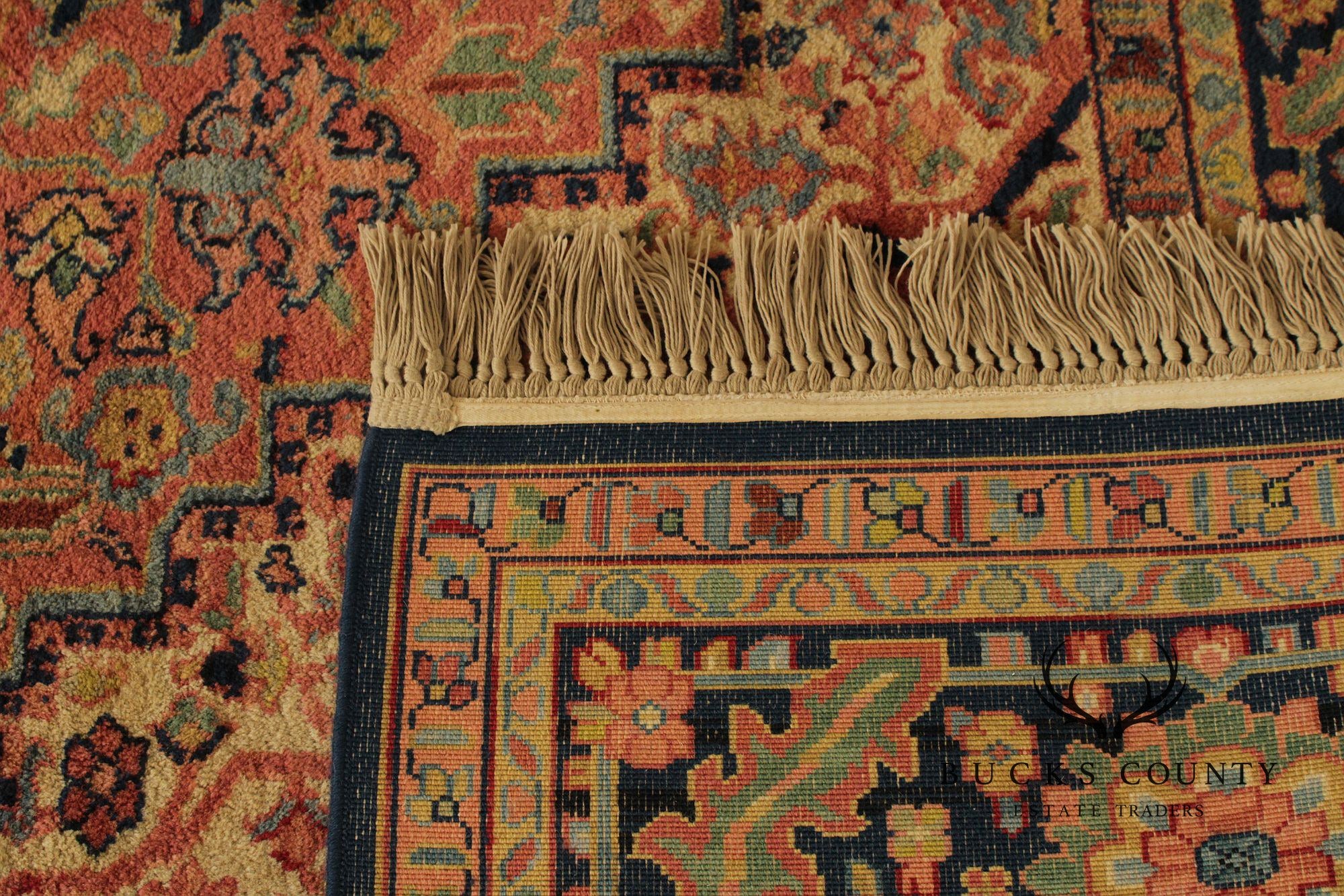 Karastan Heriz Style Room Size Wool Rug 8.8 X 12