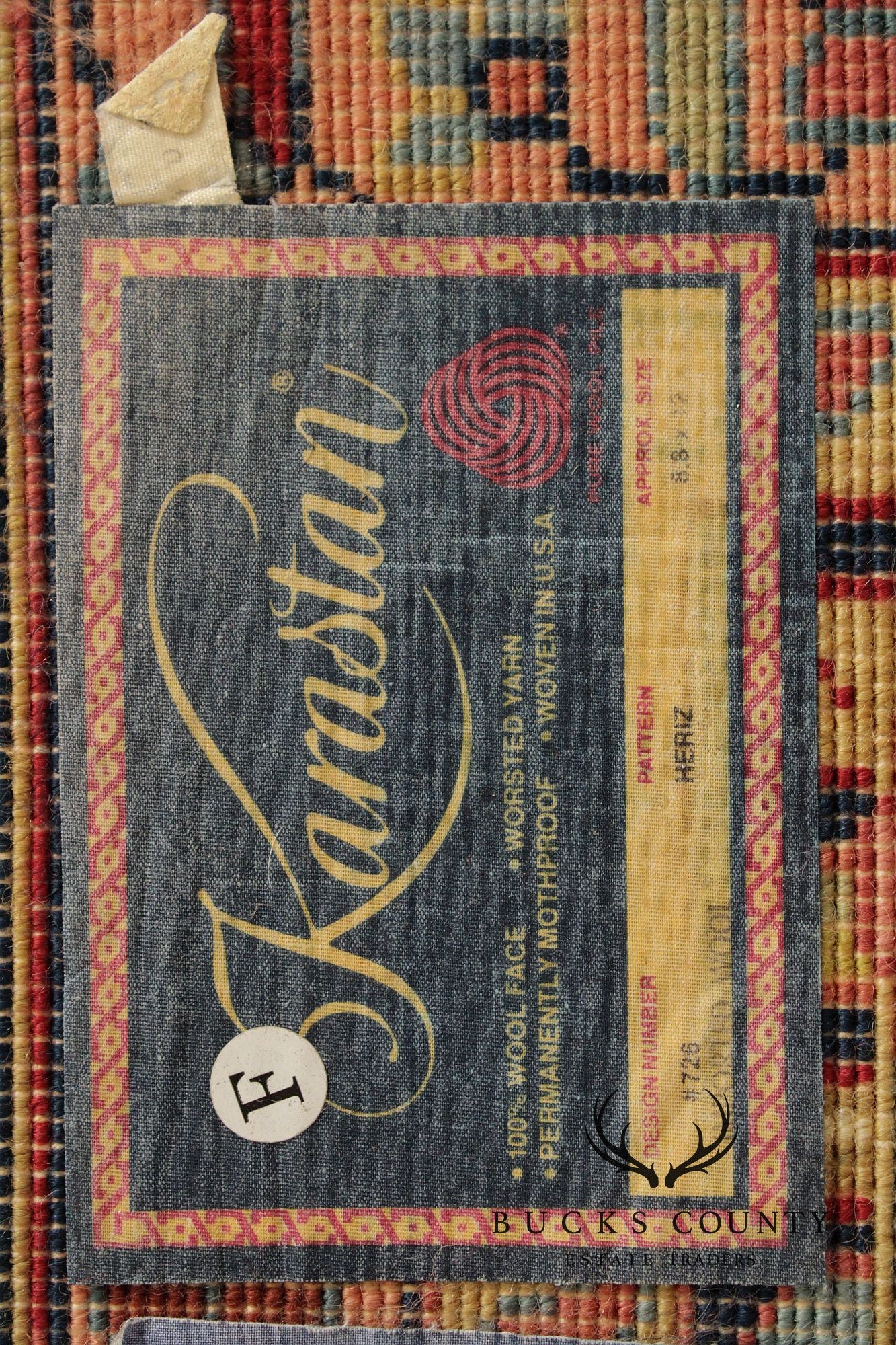 Karastan Heriz Style Room Size Wool Rug 8.8 X 12