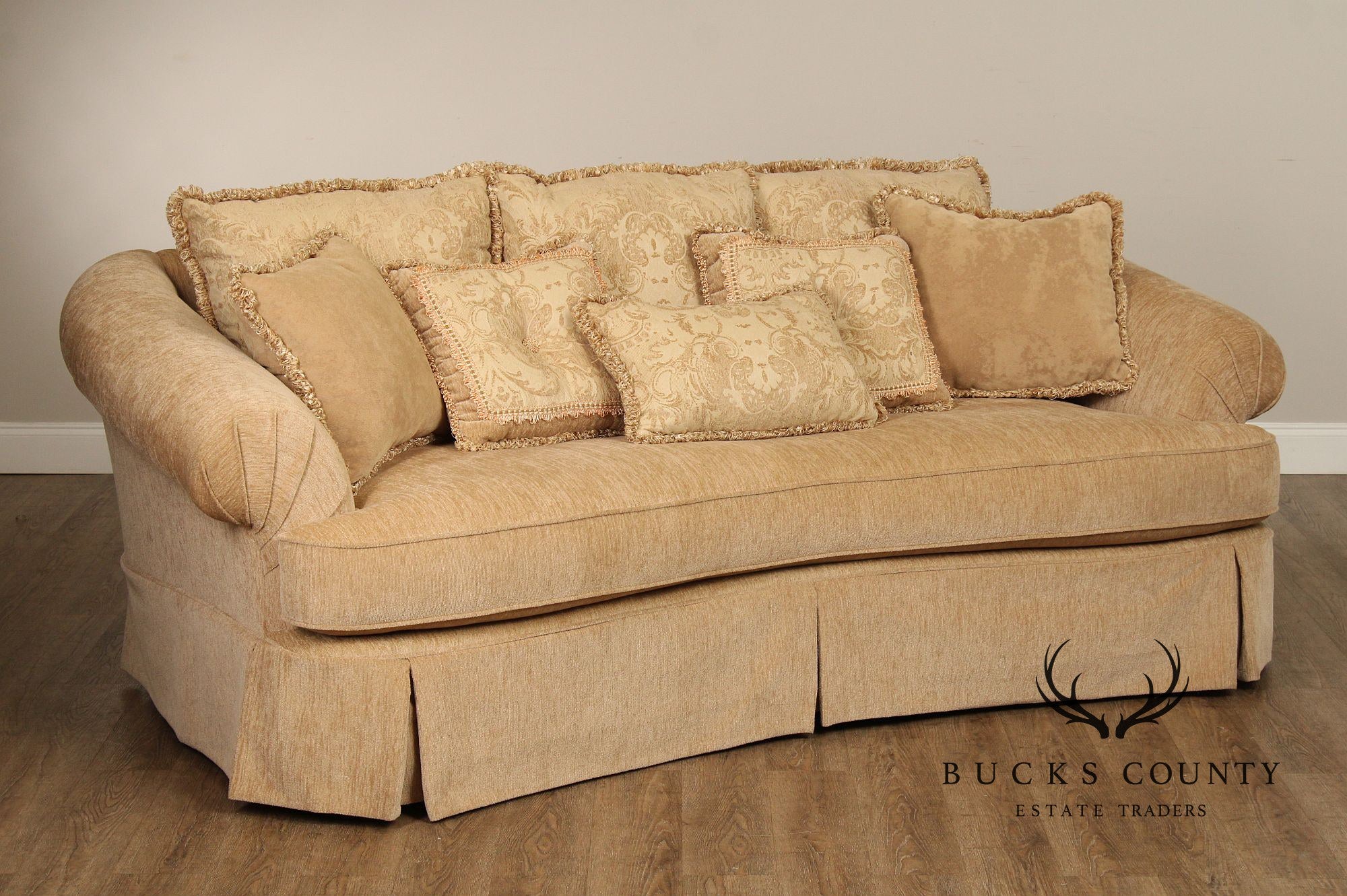 Custom Quality Traditional Upholstered Sofa