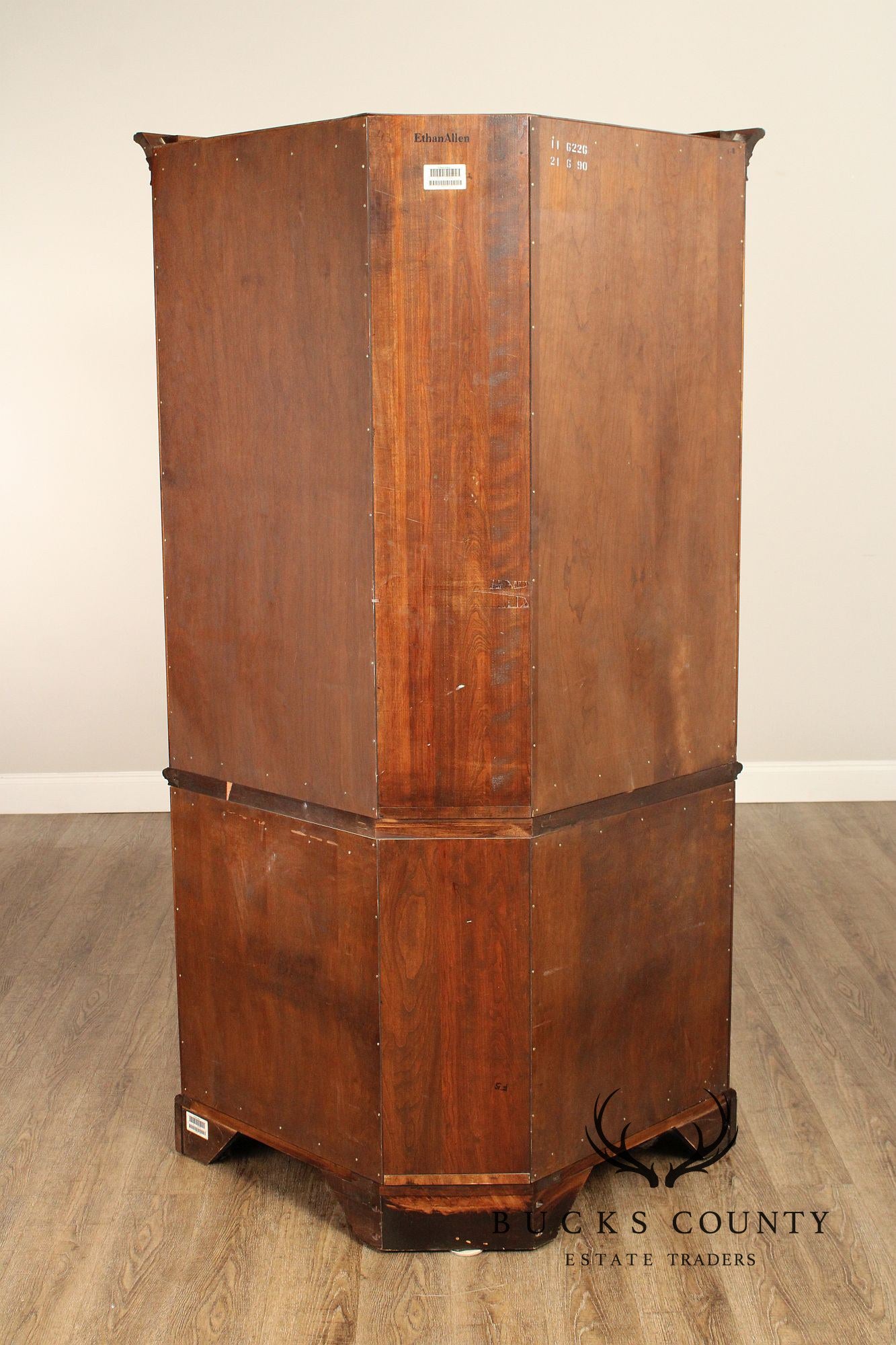 Ethan Allen 'Georgian Court' Cherry Corner Cabinet