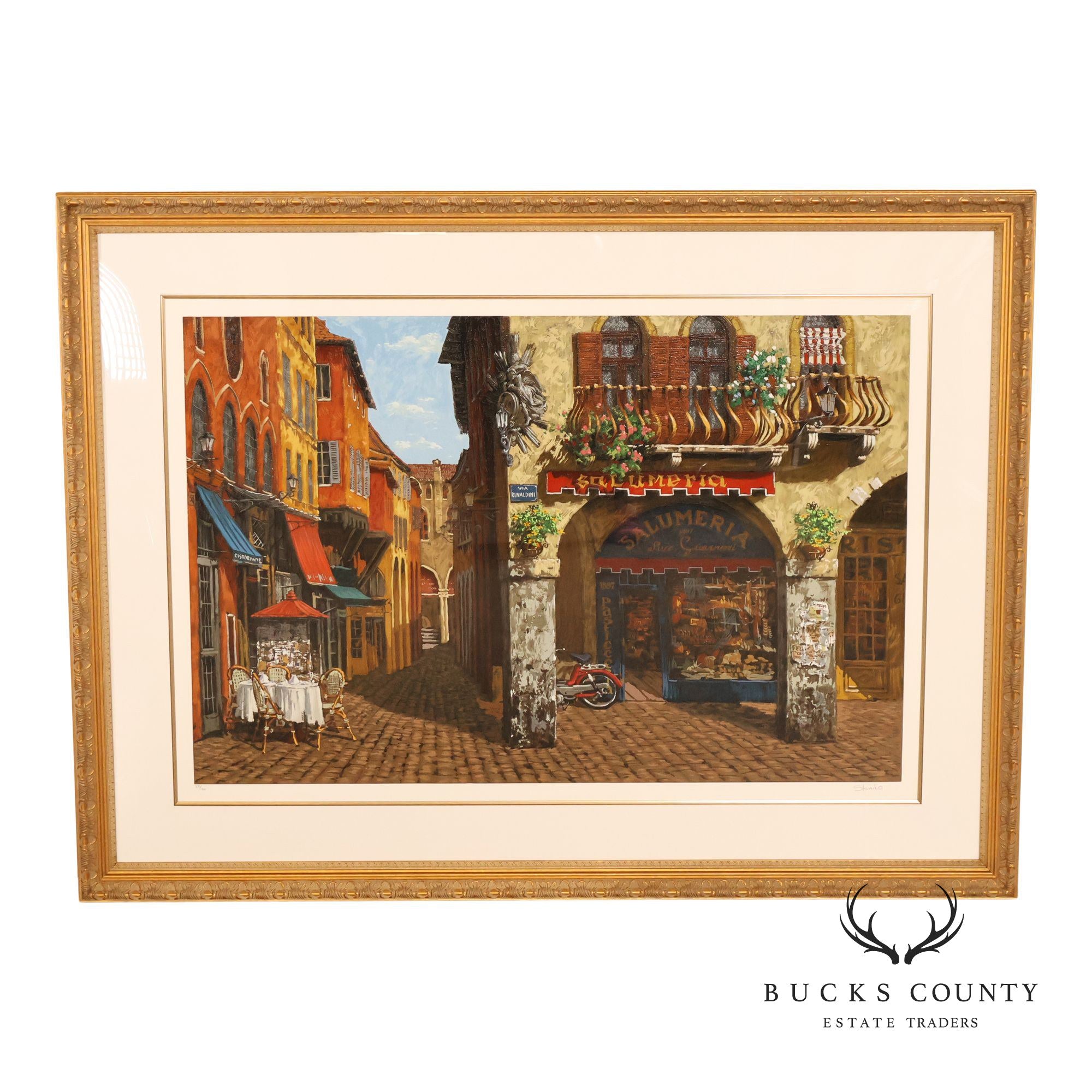 Viktor Shvaiko Limited Edition Print, 'Colors of Italy'